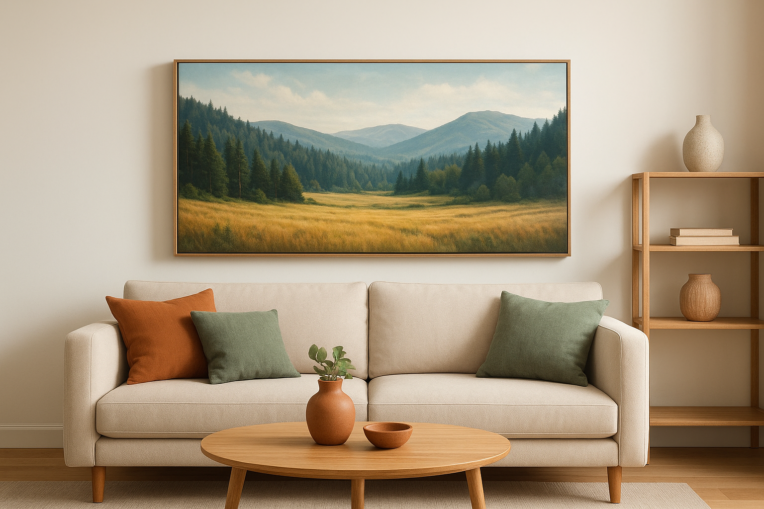 2. Nature-inspired canvases for a biophilic feel