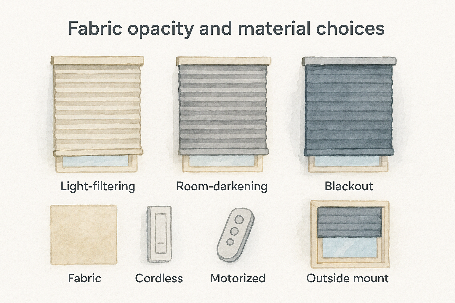 Fabric opacity and material choices