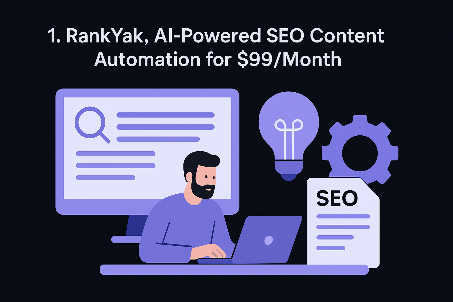 1. RankYak, AI-Powered SEO Content Automation for $99/Month