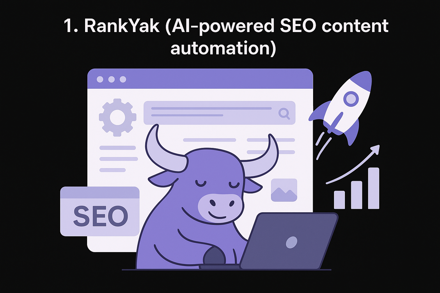 1. RankYak (AI-powered SEO content automation)