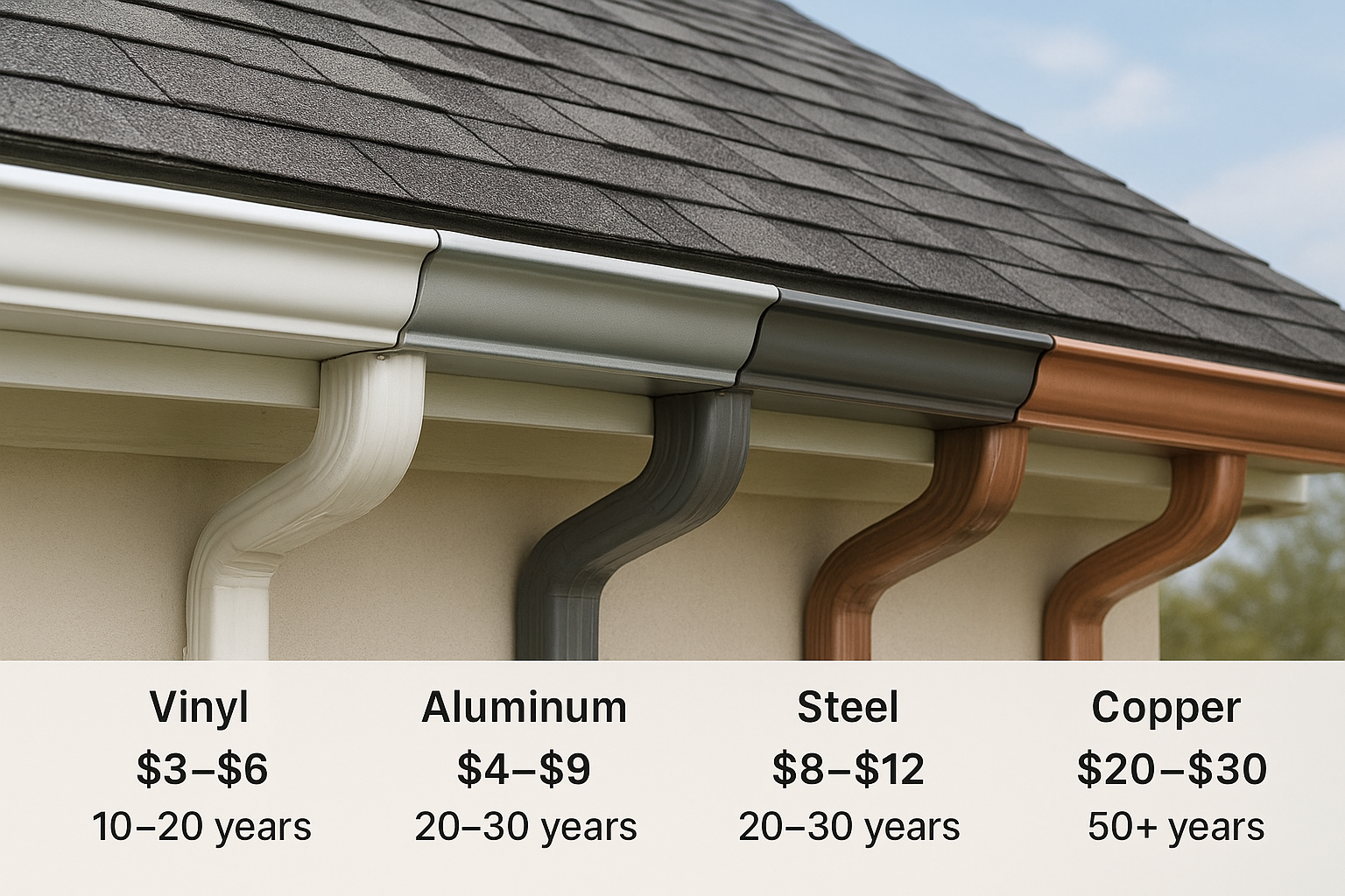 Material cost comparison