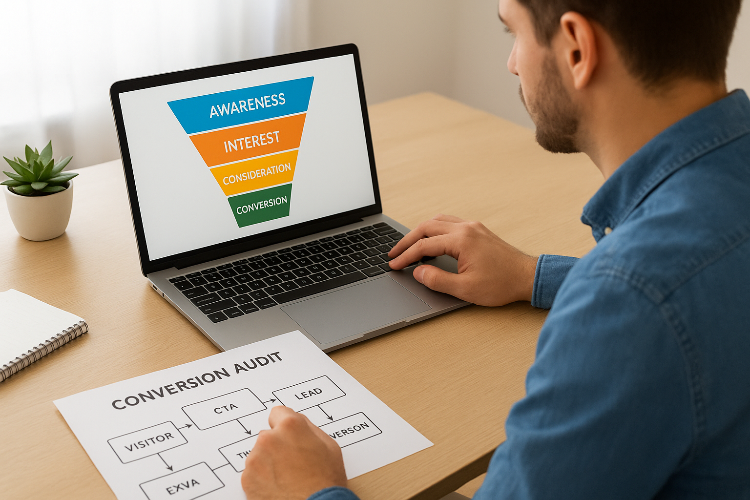 1. Run a conversion audit and funnel rebuild