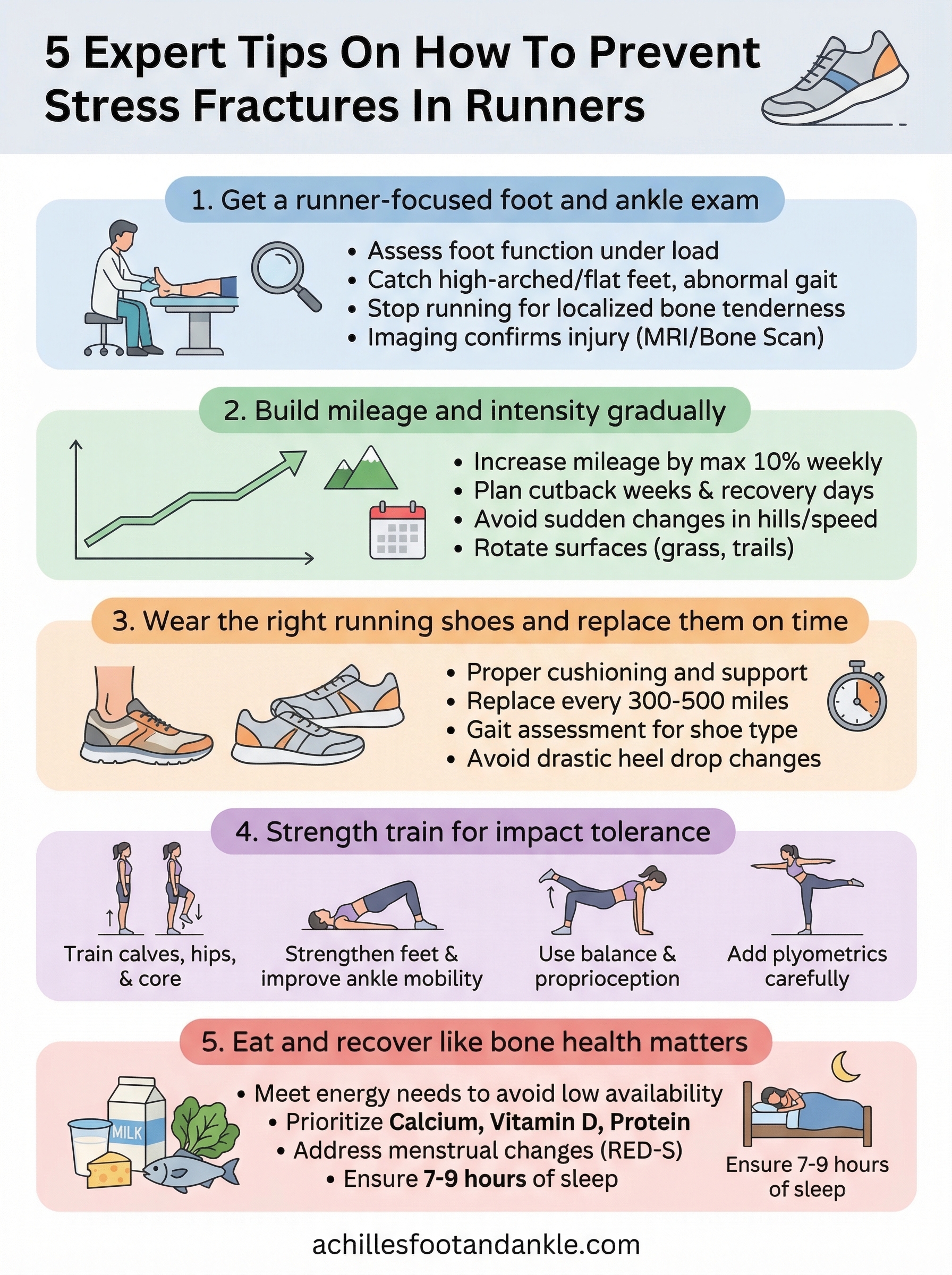 how to prevent stress fractures infographic