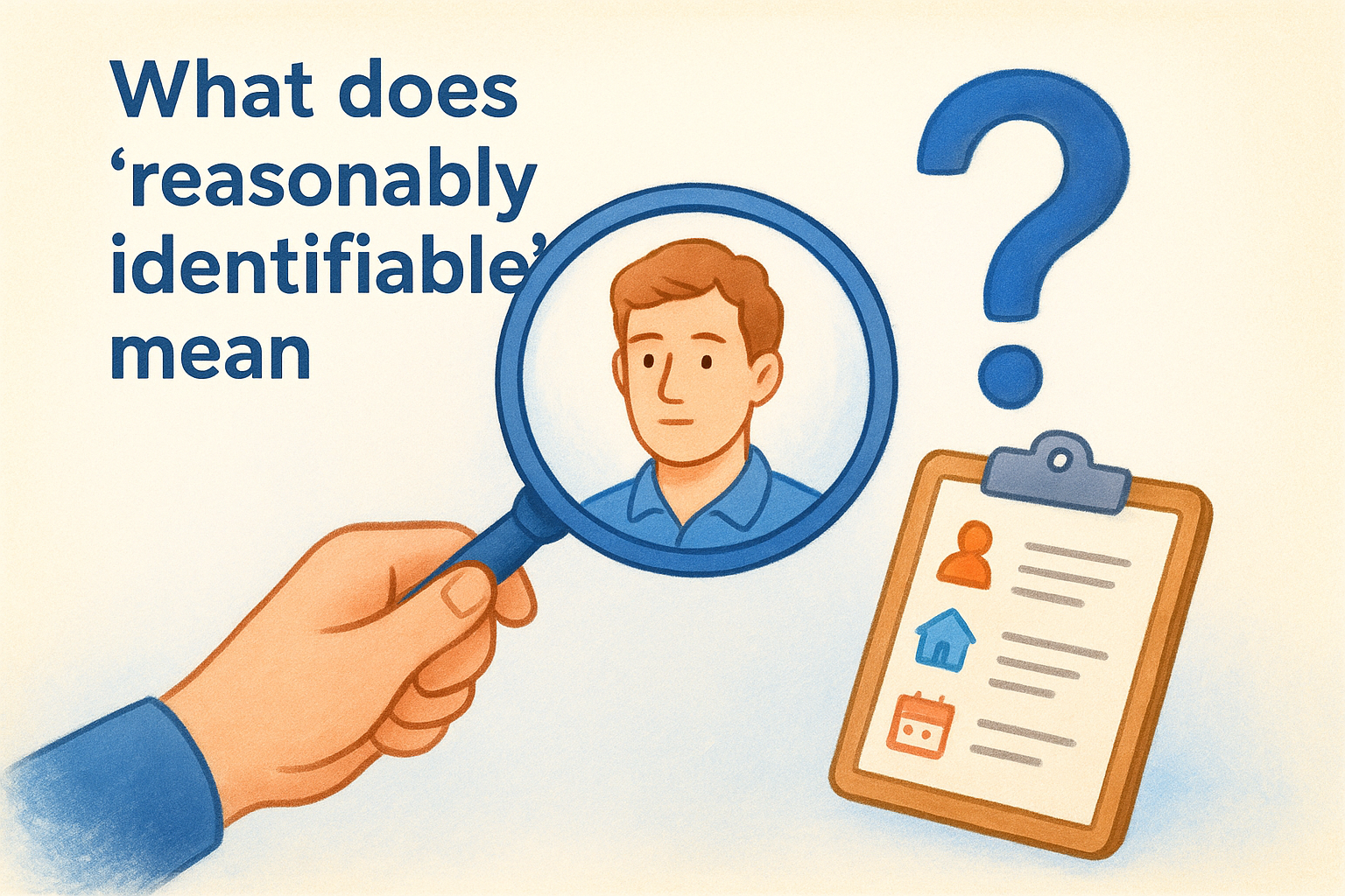 What does 'reasonably identifiable' mean