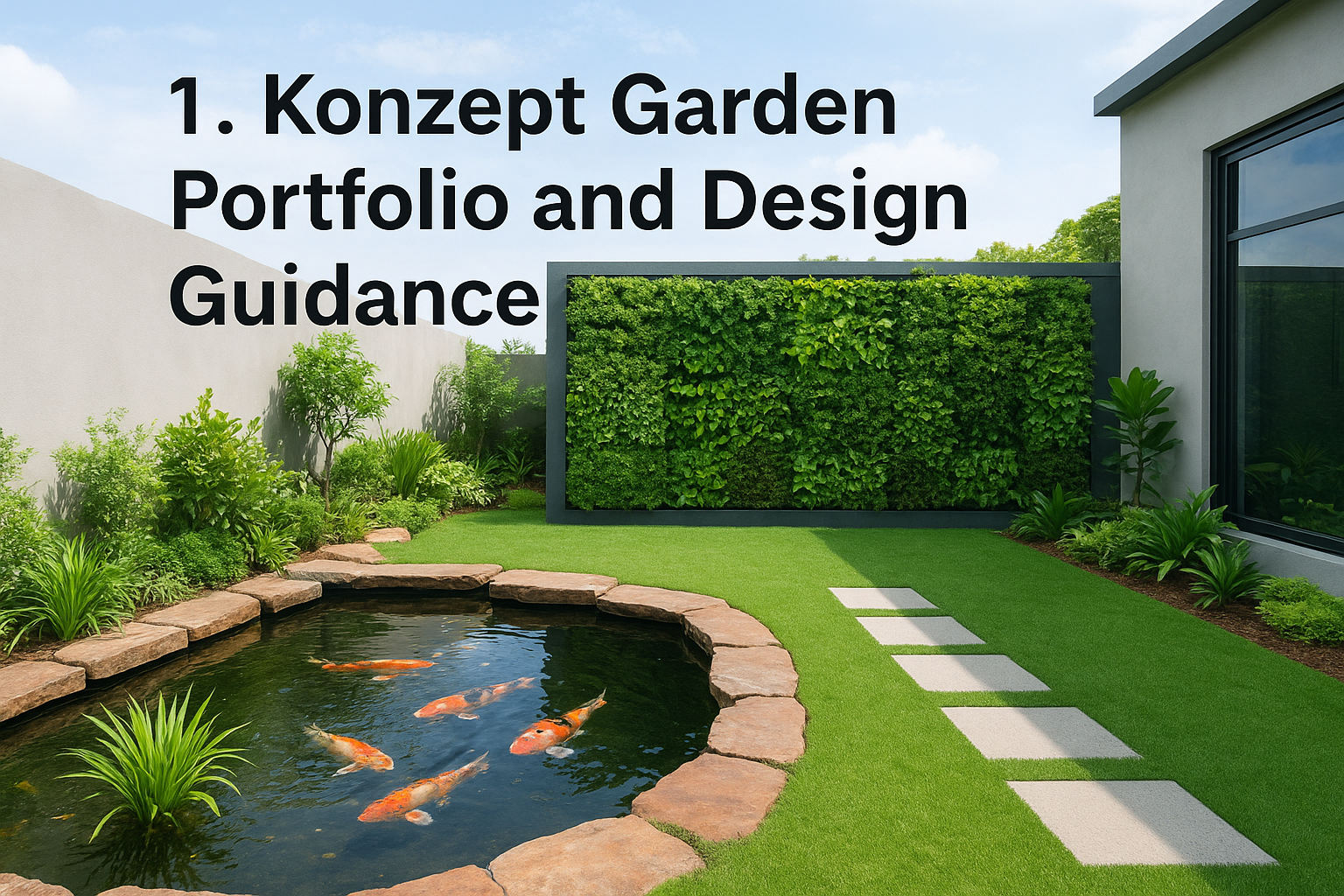 1. Konzept Garden portfolio and design guidance