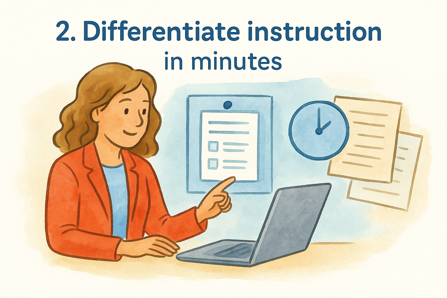 2. Differentiate instruction in minutes