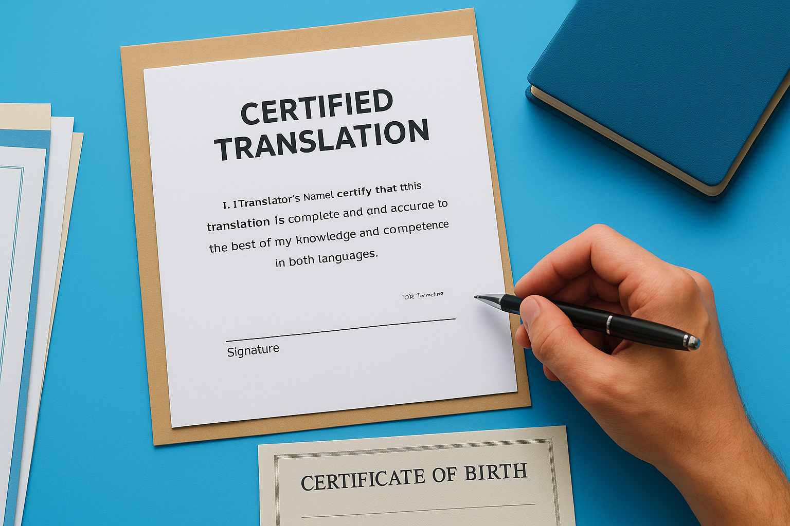Documents that typically require certified translations