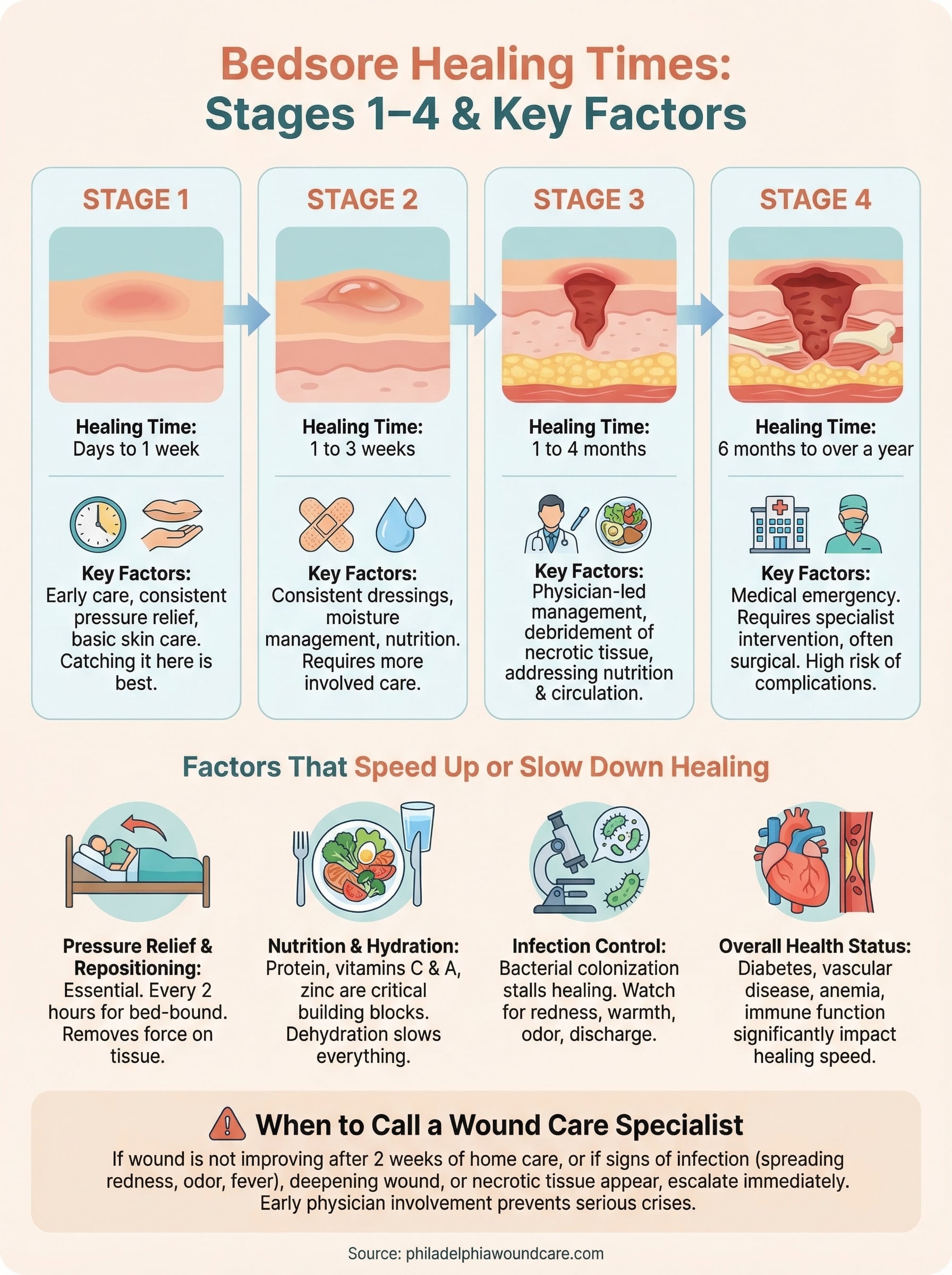 how long do bedsores take to heal infographic