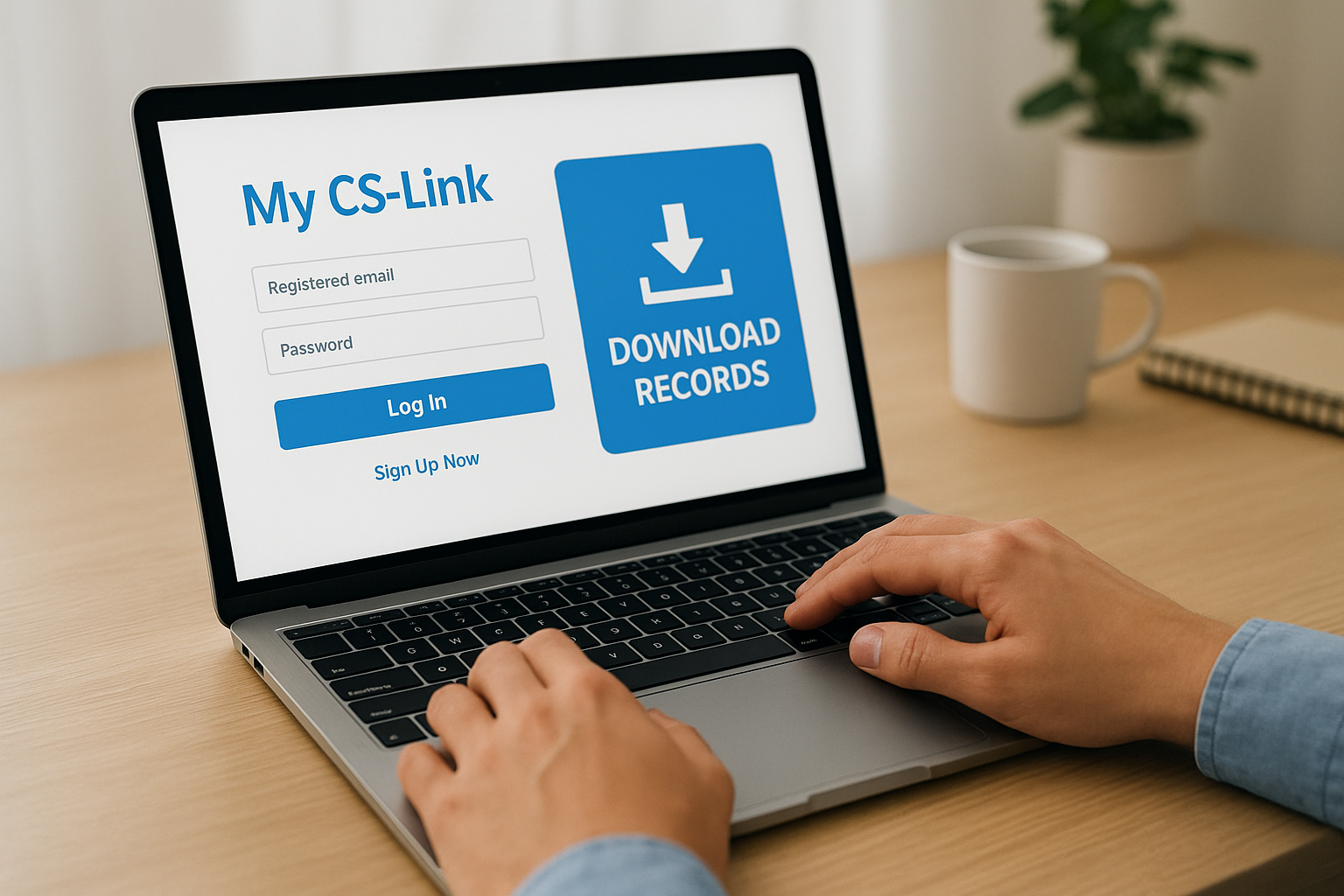 How to access and download your records