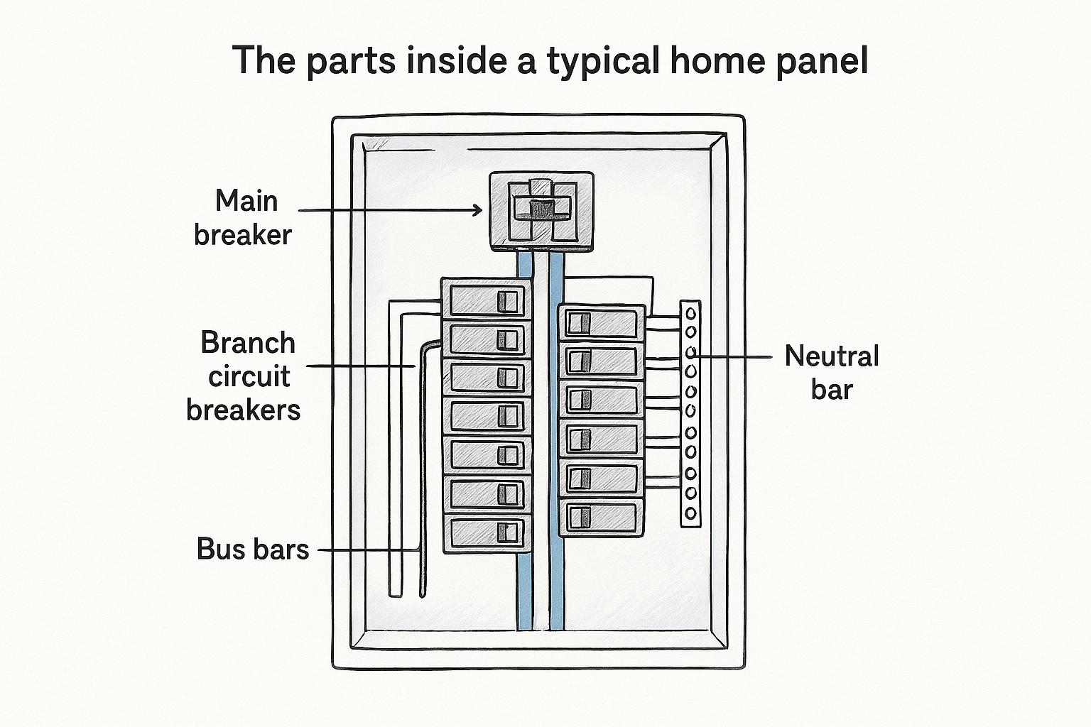 How Does An Electrical Panel Work? Parts, Power, Safety ⚡ AZ DC Electric
