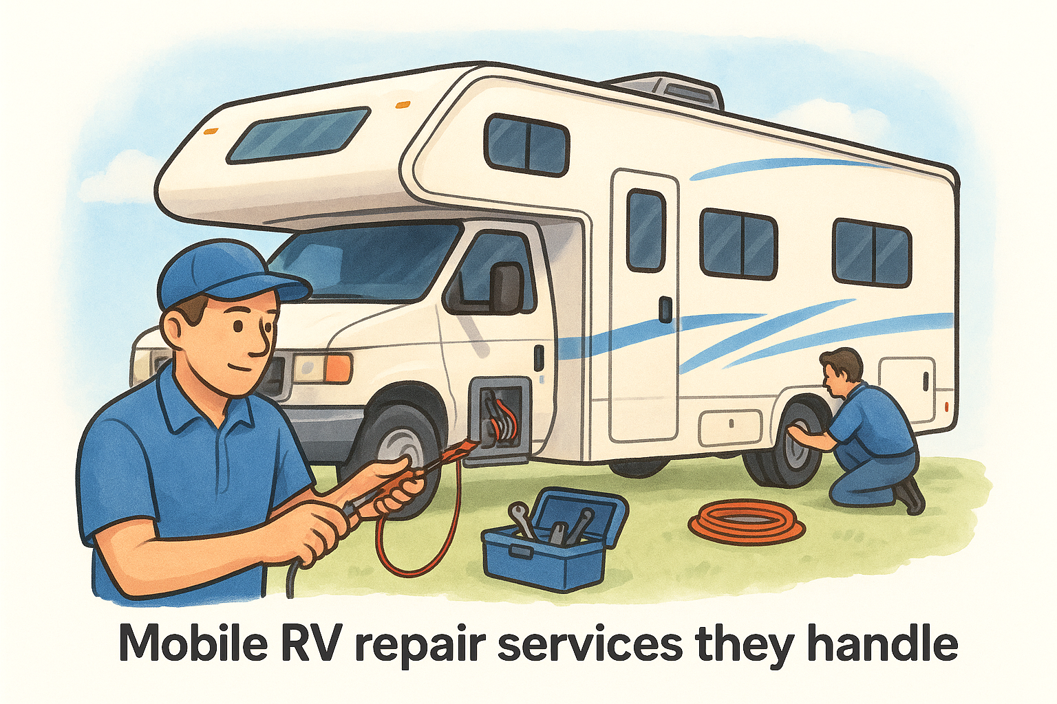 Mobile RV repair services they handle