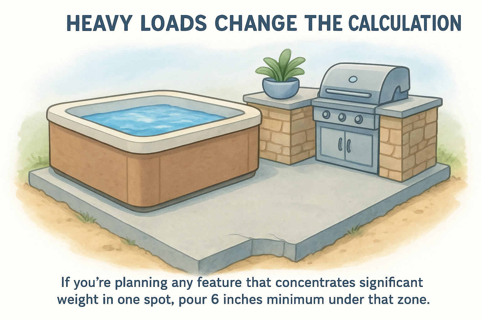 Heavy loads change the calculation