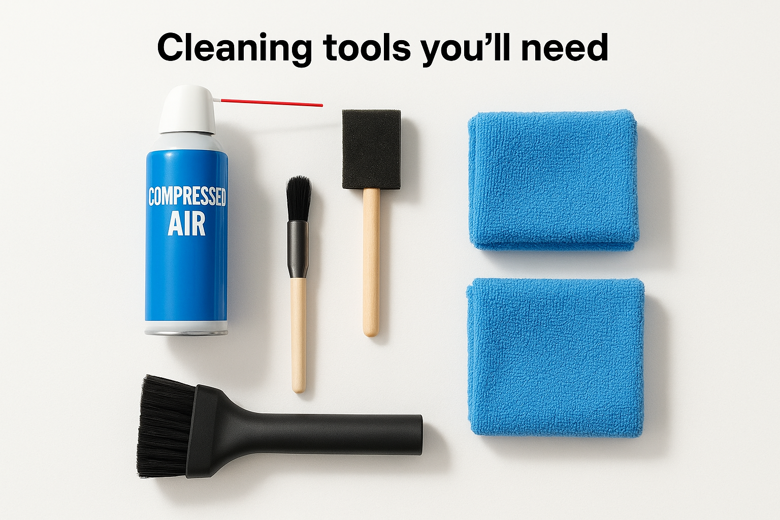 Cleaning tools you'll need