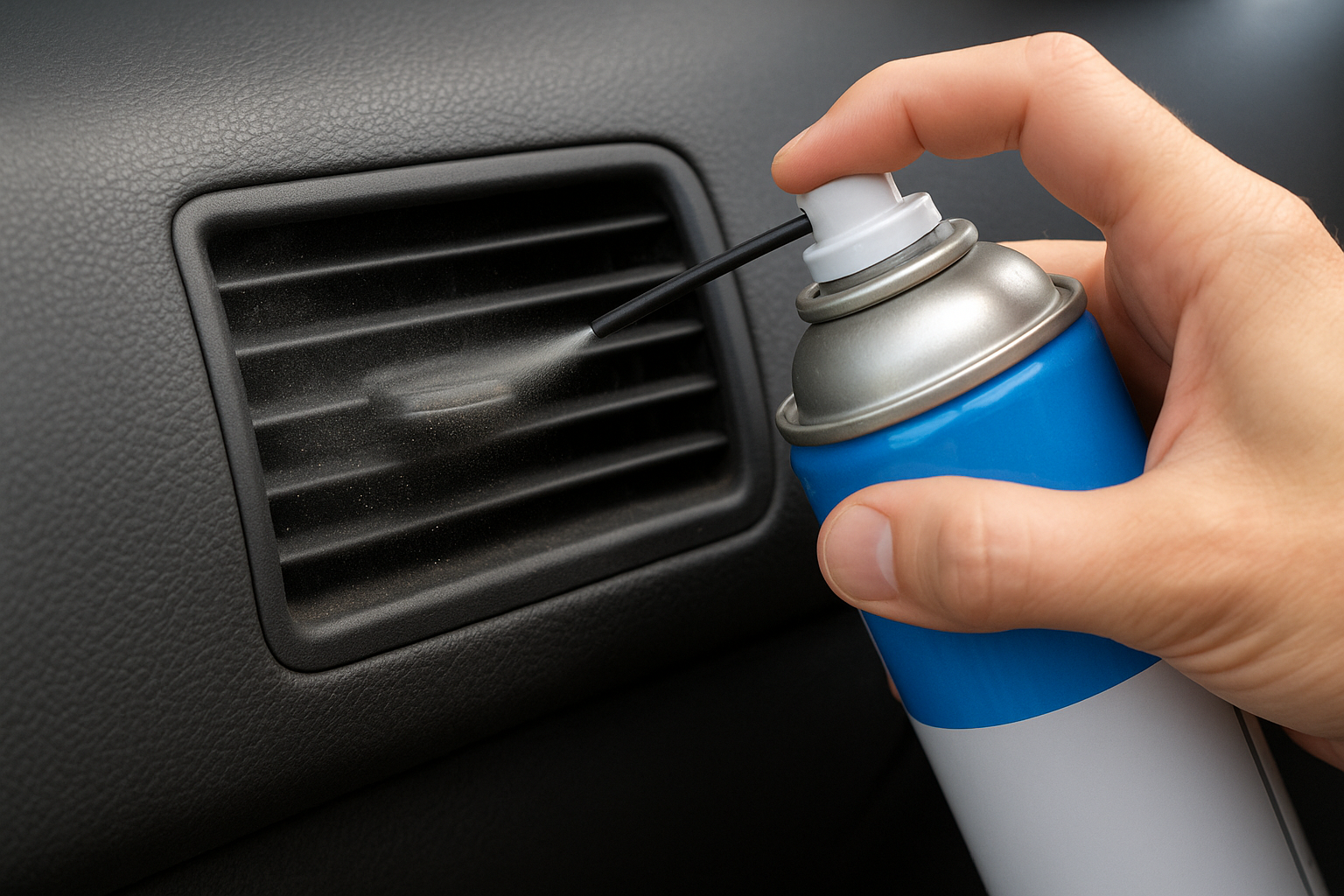 Use compressed air to blast debris loose