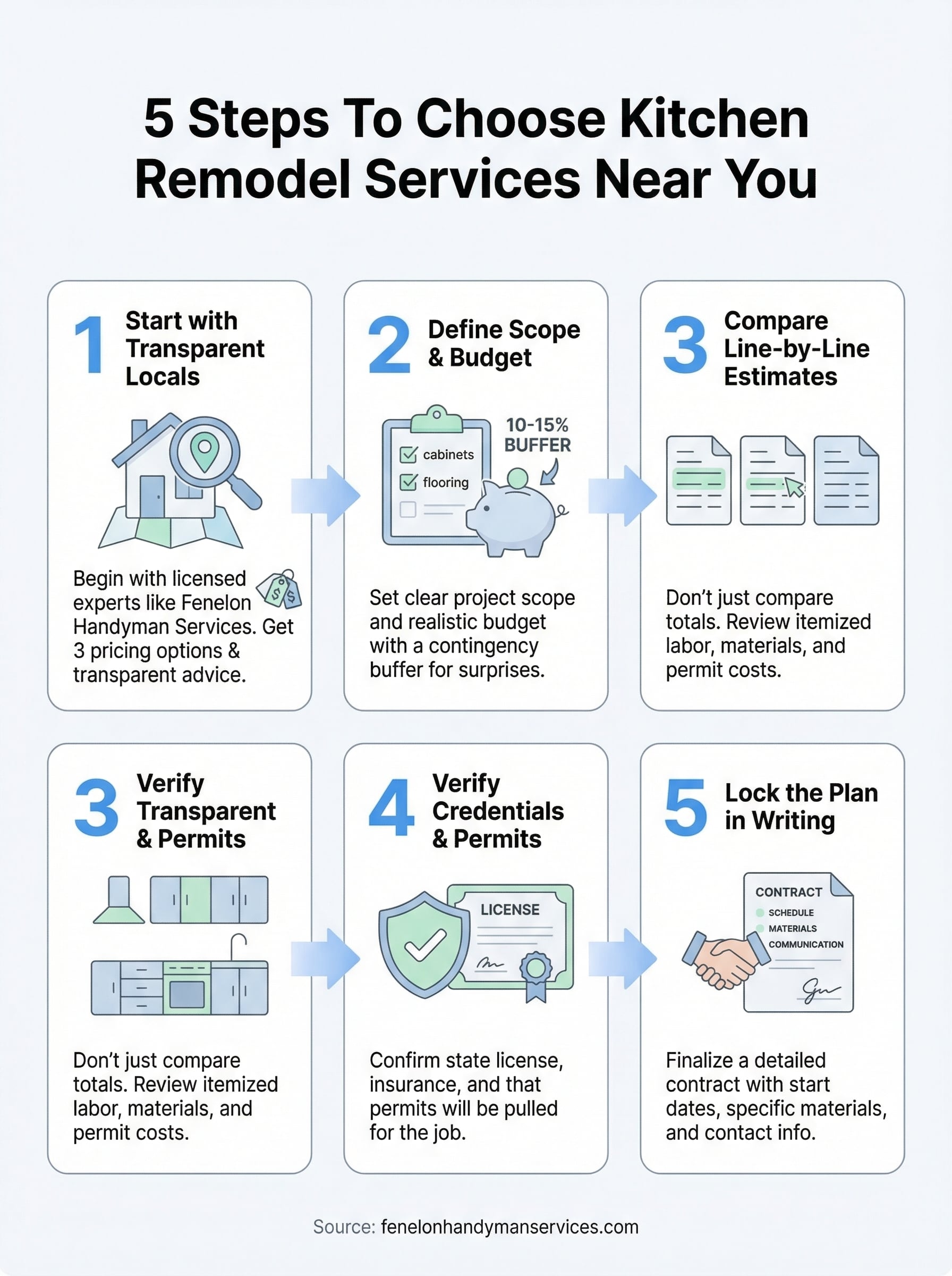 kitchen remodel services near me infographic
