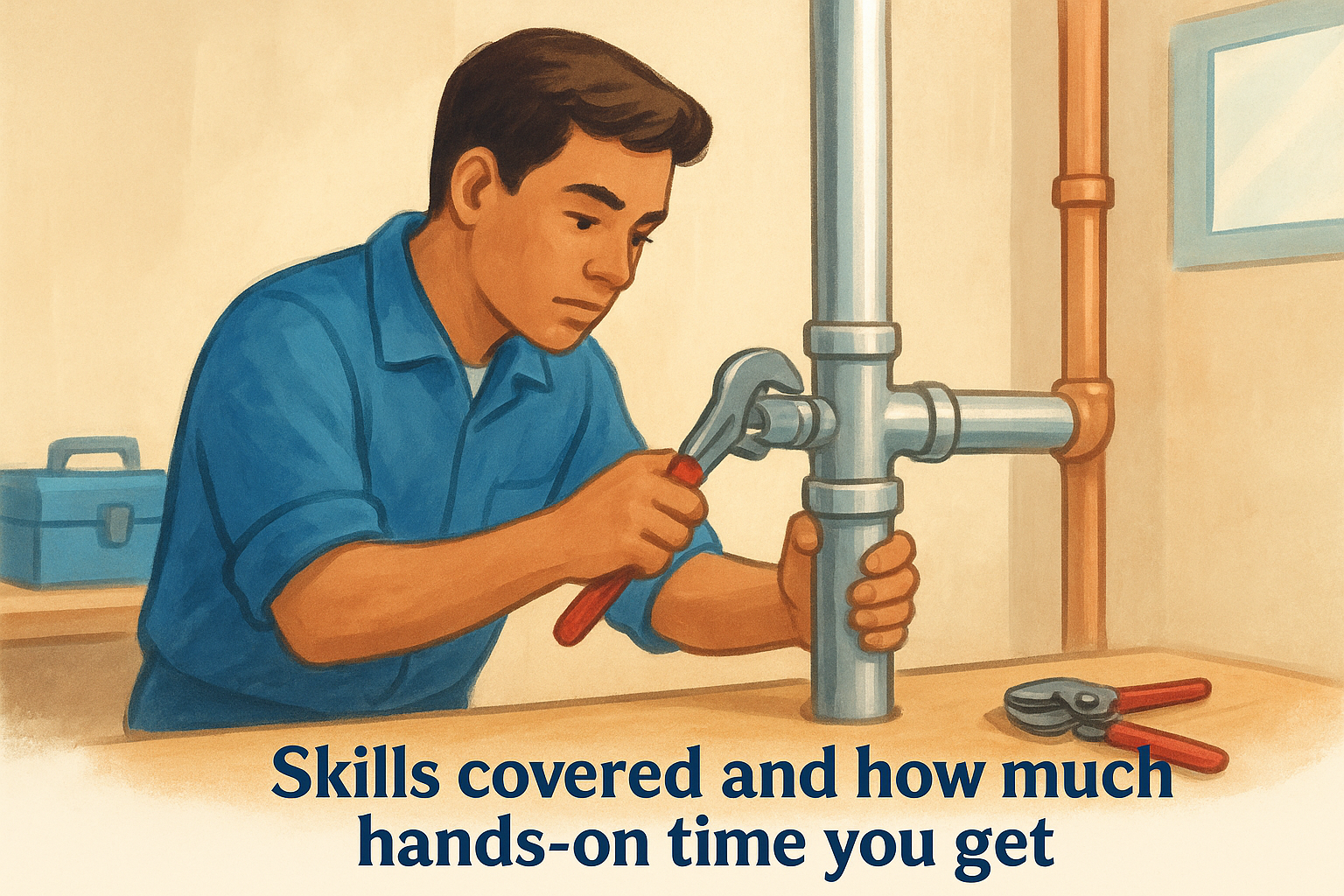 Skills covered and how much hands-on time you get