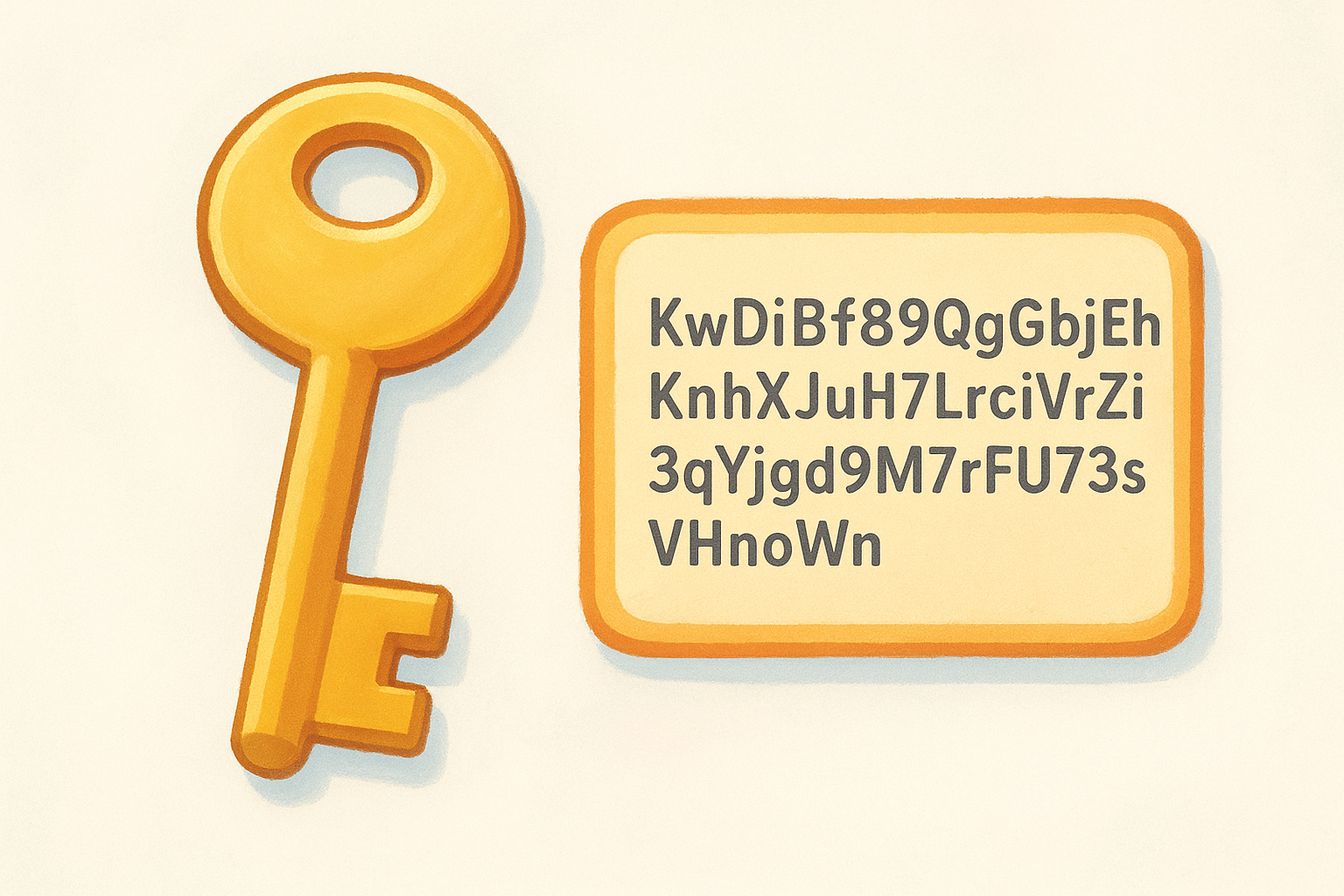 What a private key looks like