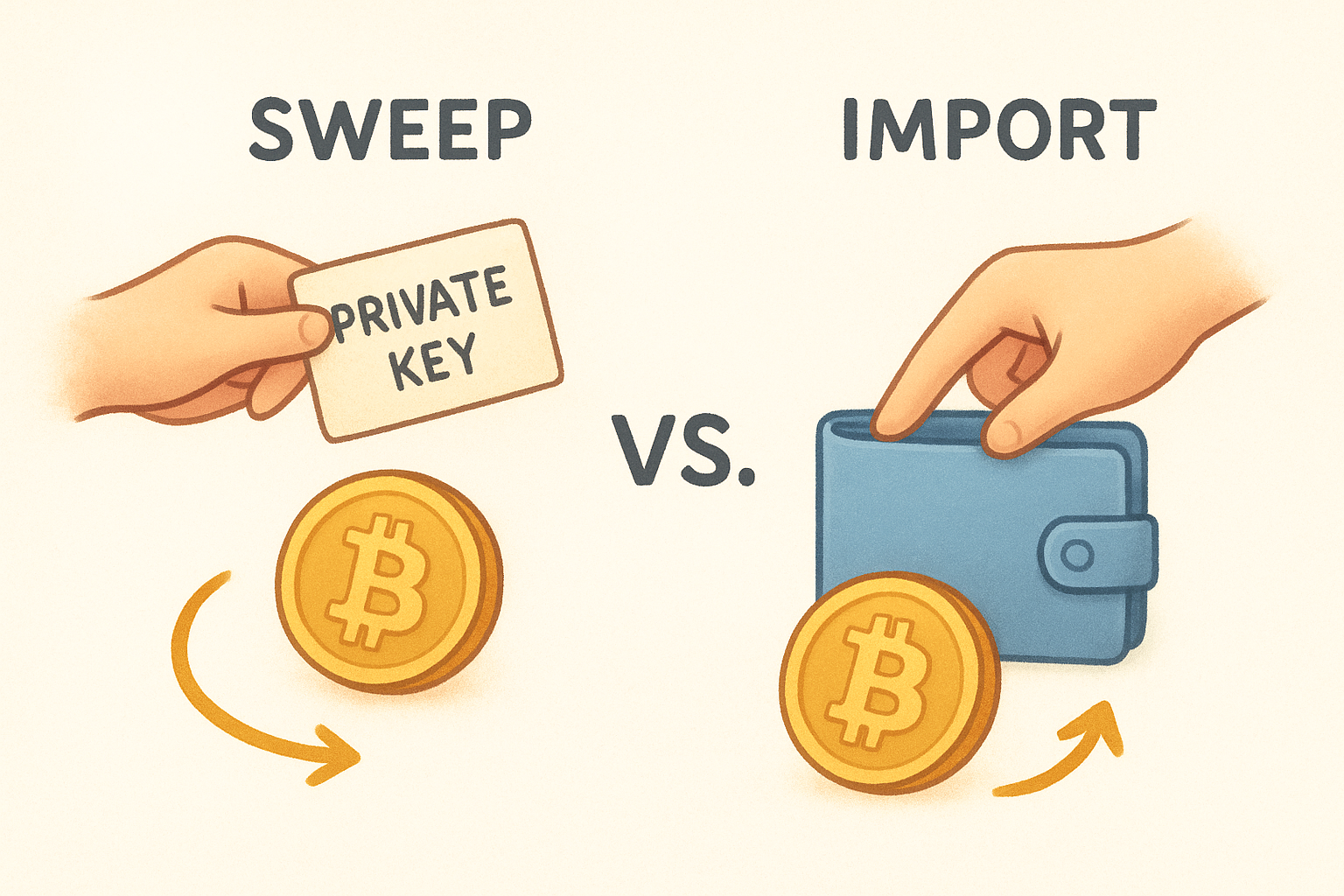 Sweep vs. import: choose the right method