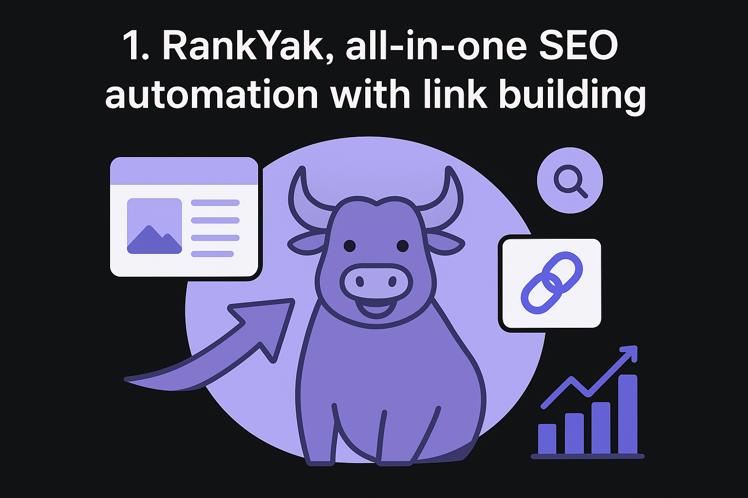 1. RankYak, all-in-one SEO automation with link building