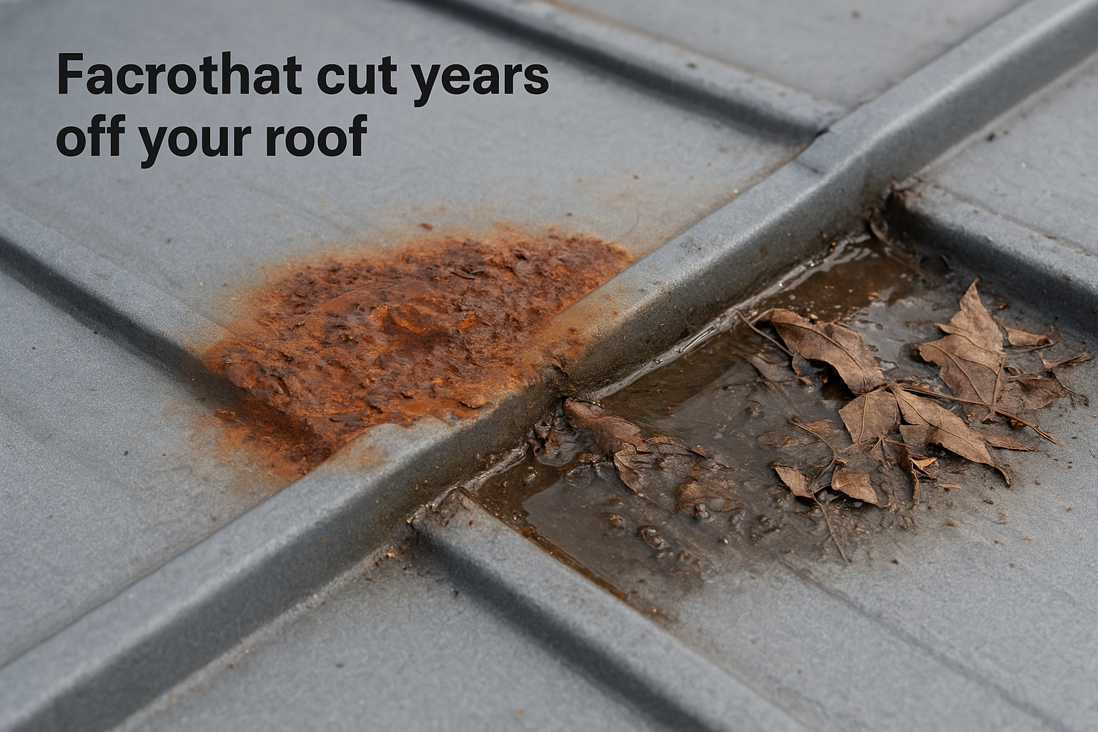 Factors that cut years off your roof