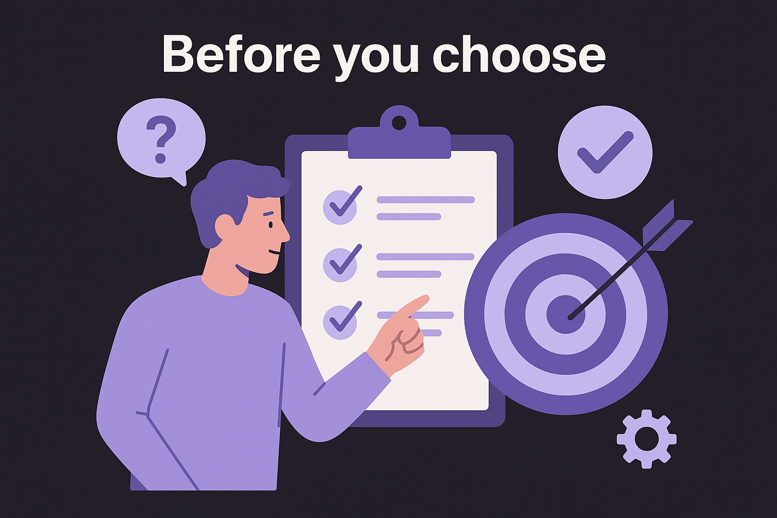 Before you choose