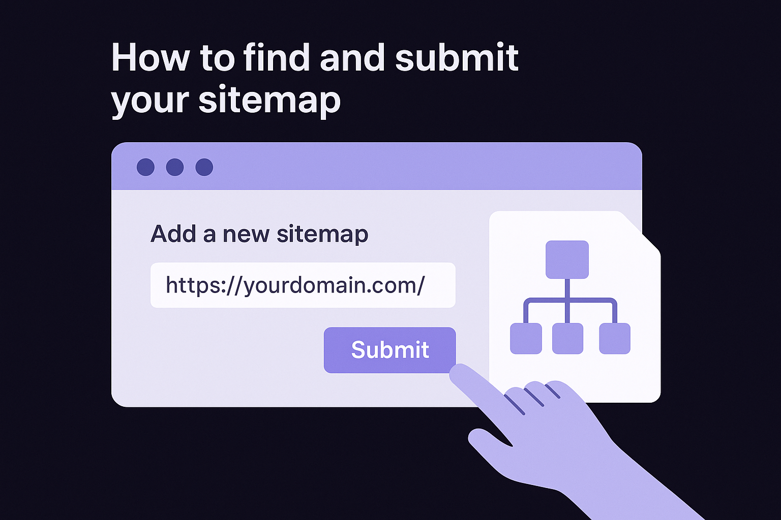 How to find and submit your sitemap