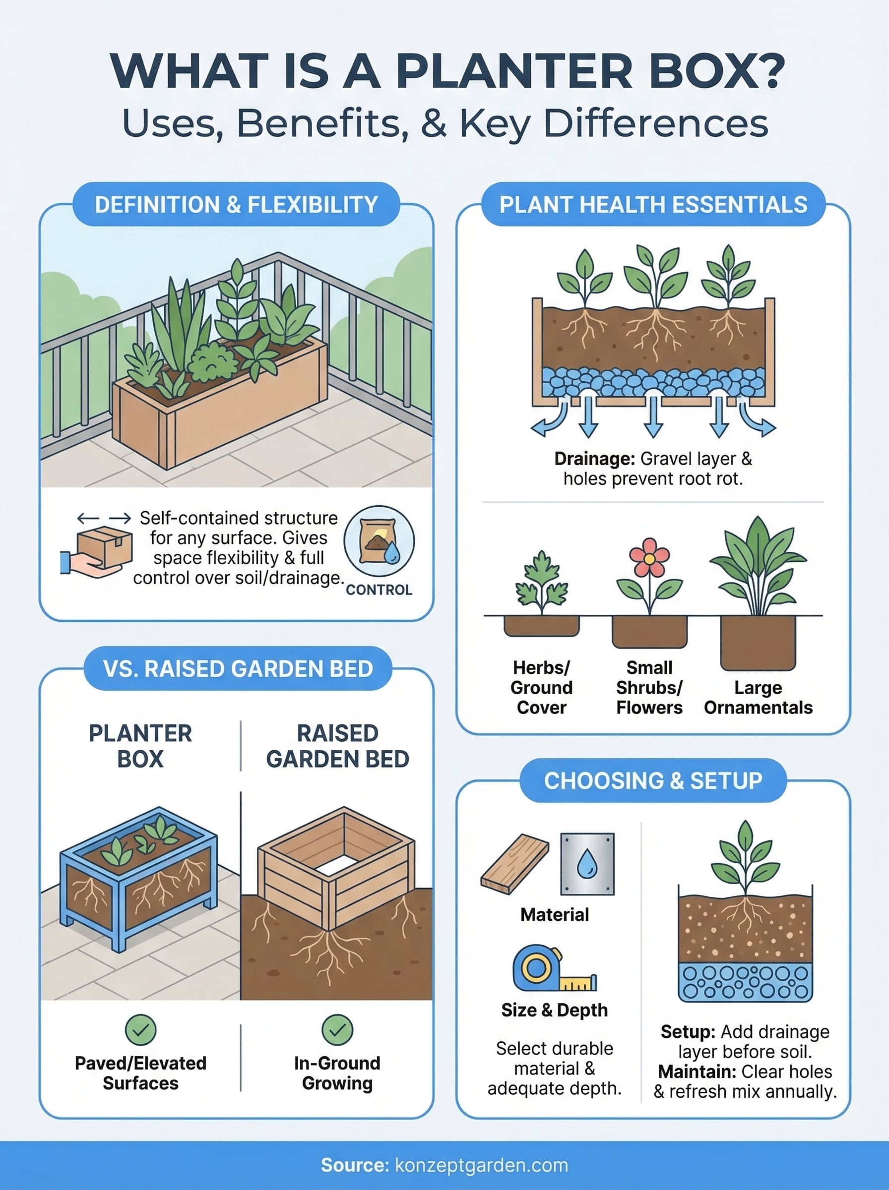 what is a planter box infographic