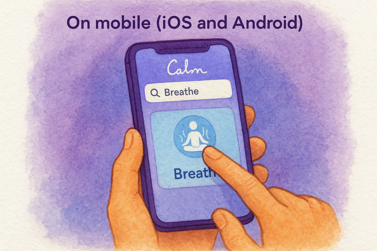 On mobile (iOS and Android)