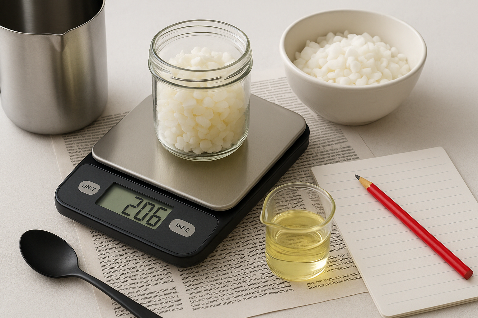 Measure your wax by weight