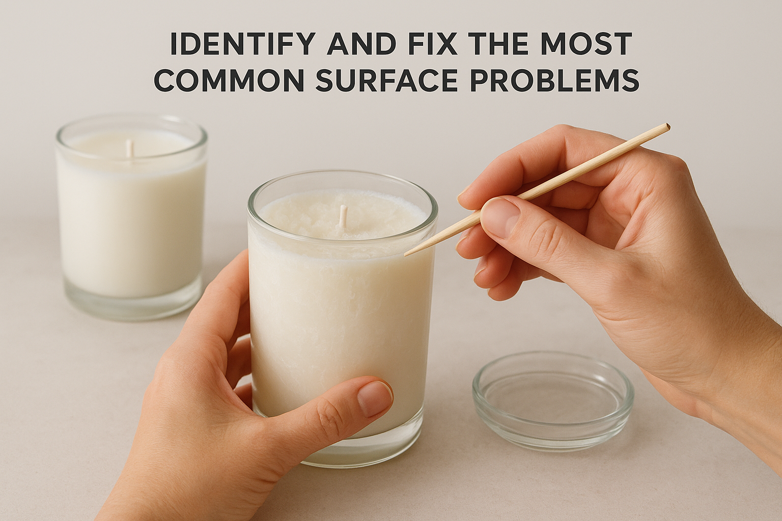 Identify and fix the most common surface problems