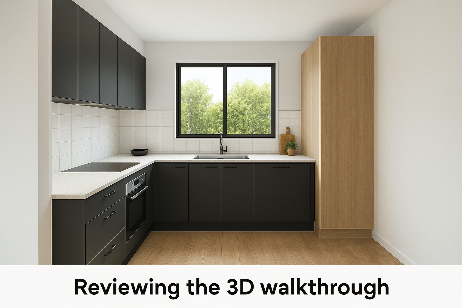 Reviewing the 3D walkthrough