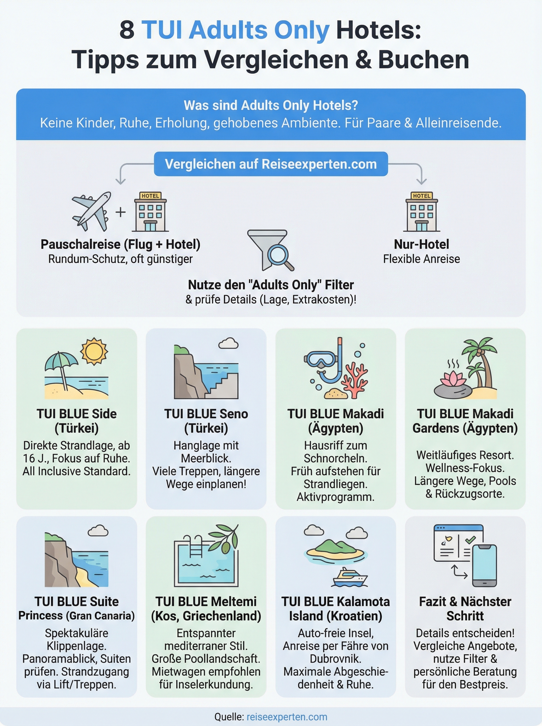 tui adults only hotels infographic