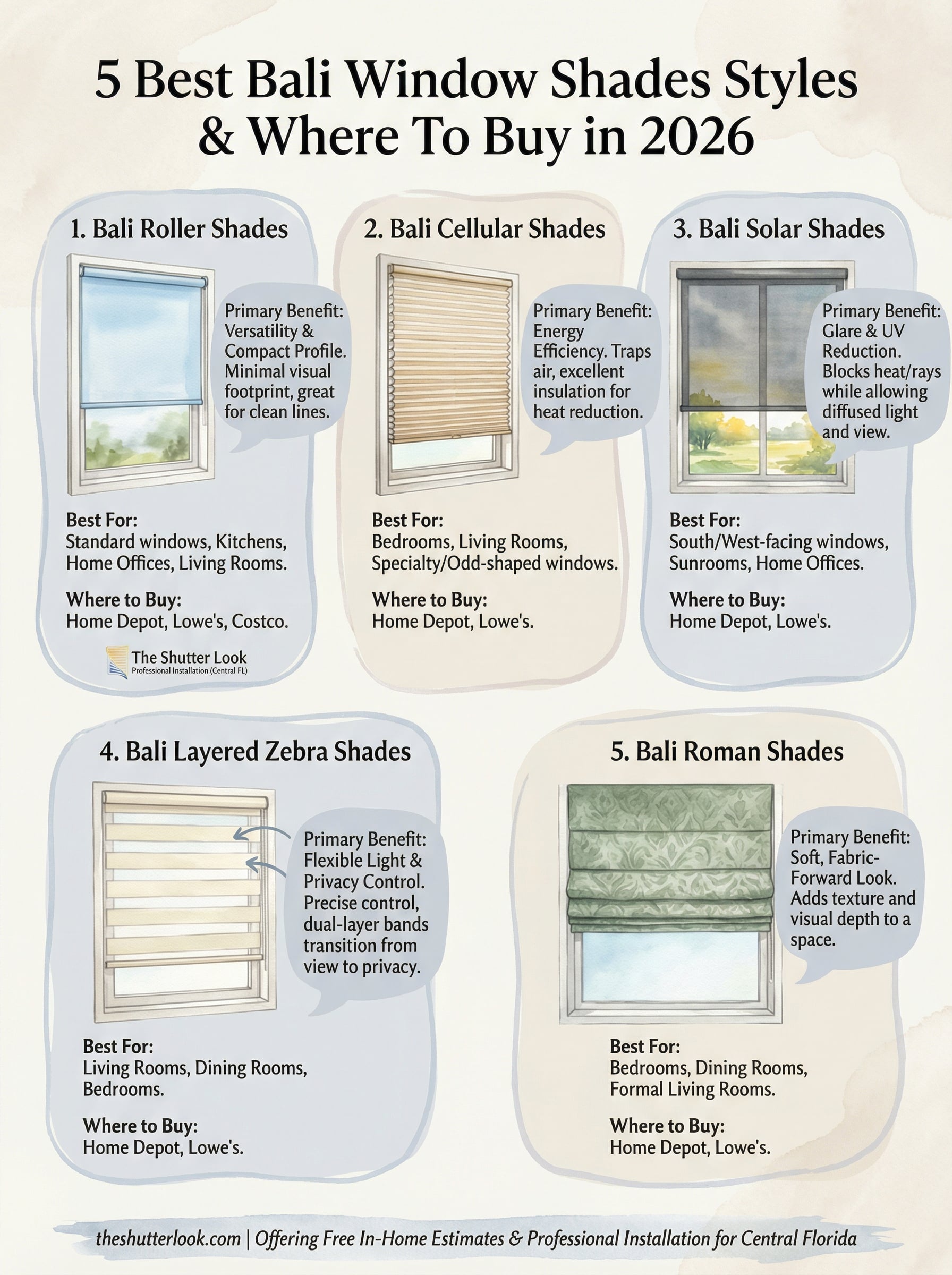 bali window shades infographic