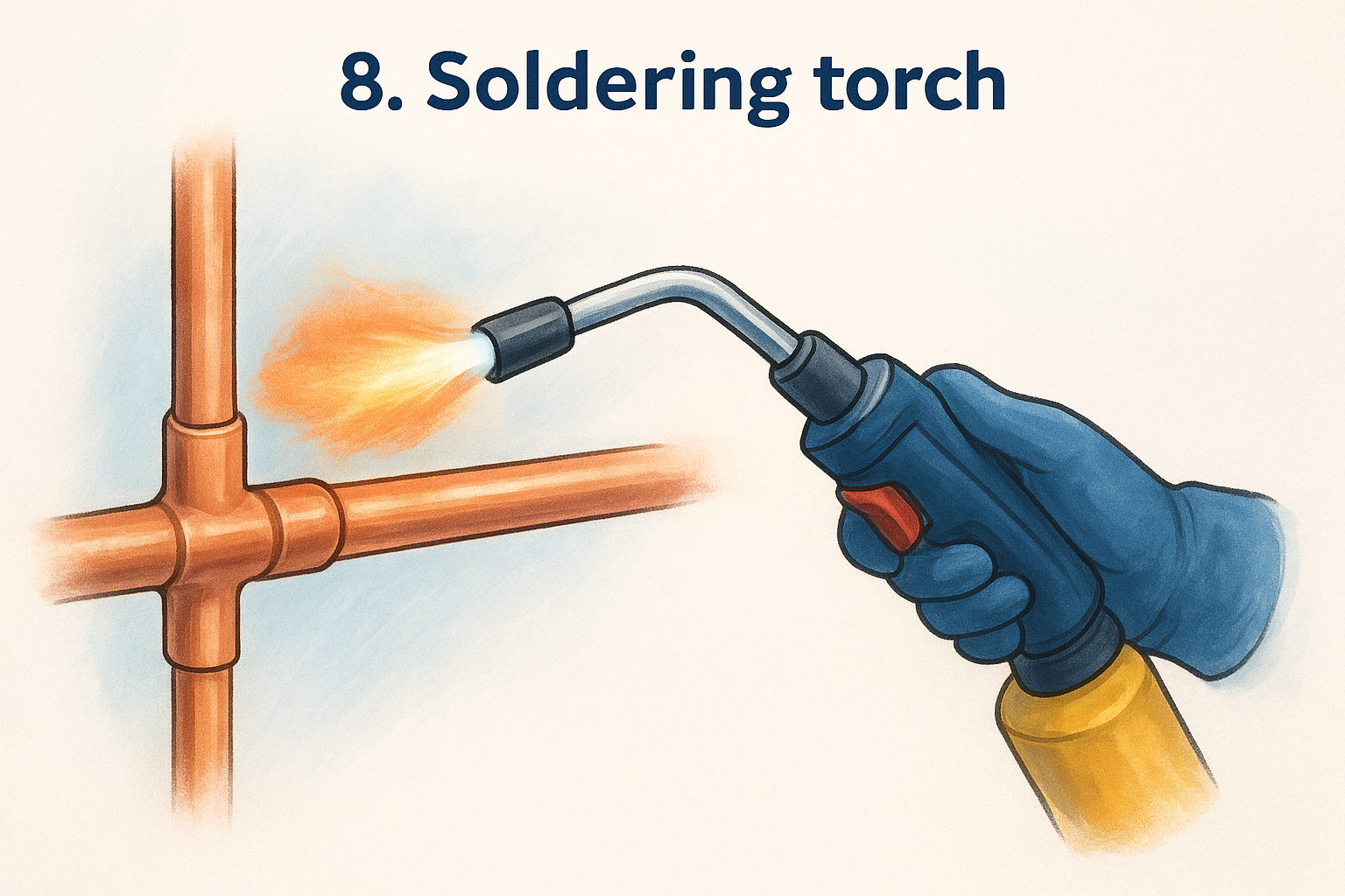 8. Soldering torch