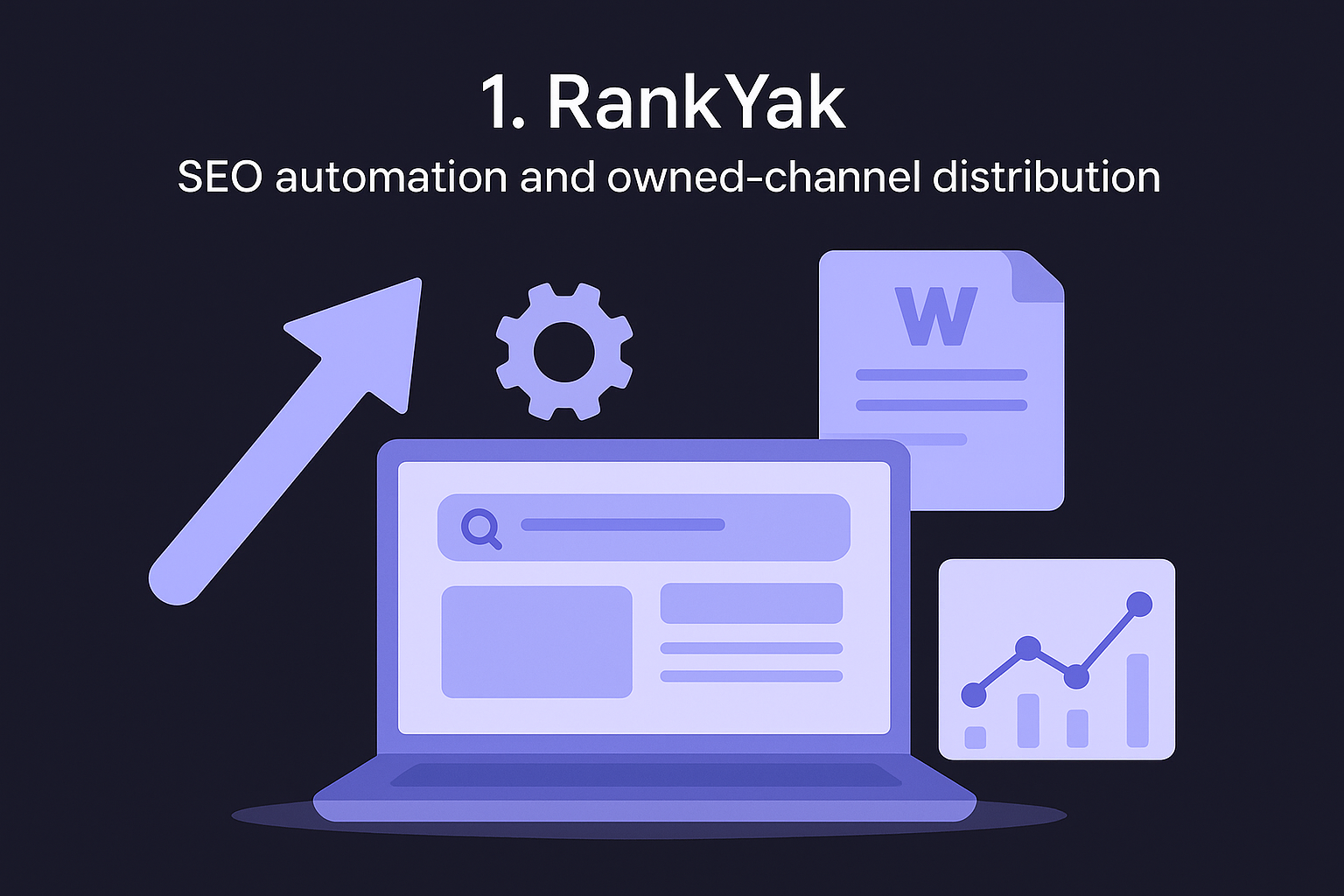1. RankYak (SEO automation and owned-channel distribution)