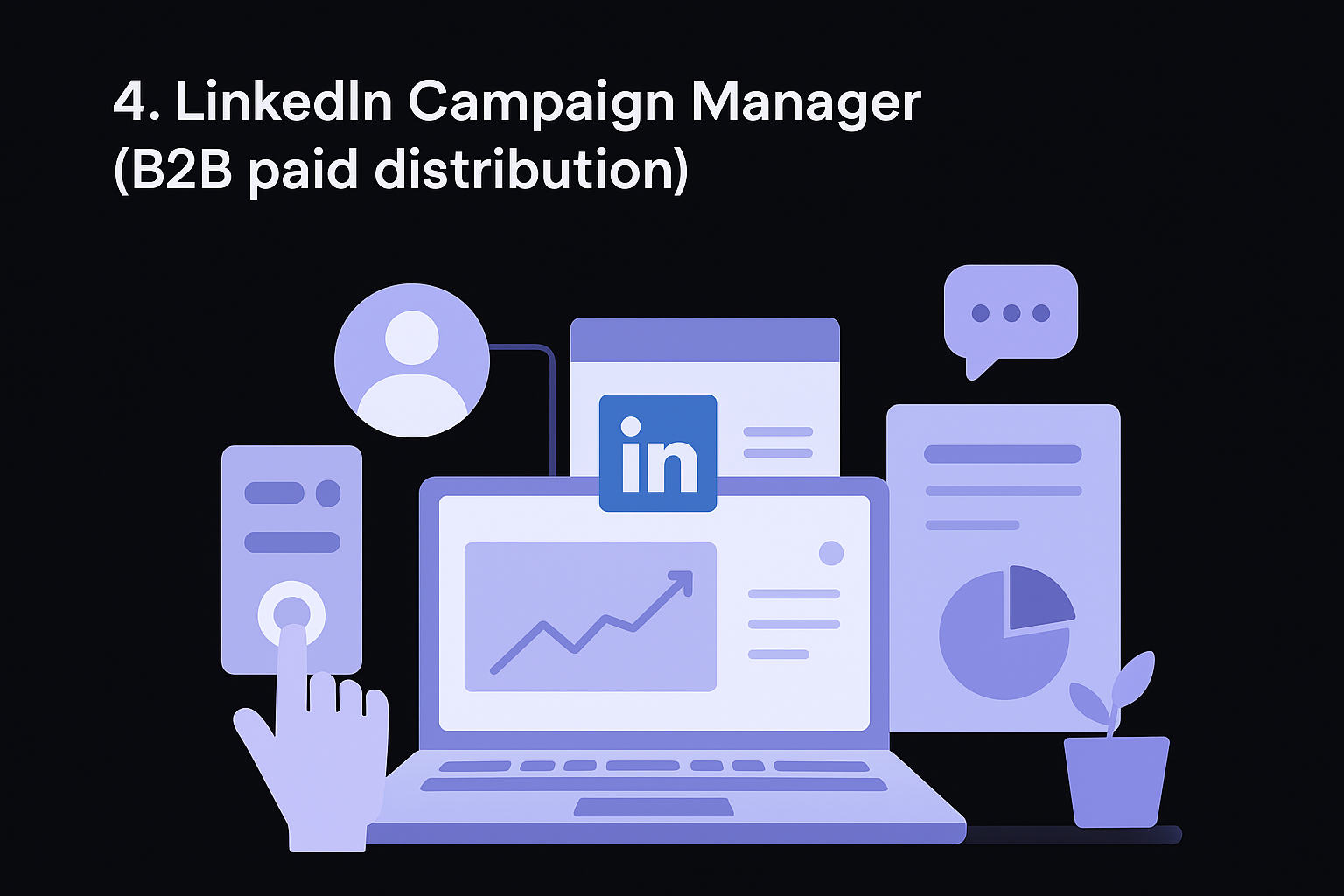 4. LinkedIn Campaign Manager (B2B paid distribution)