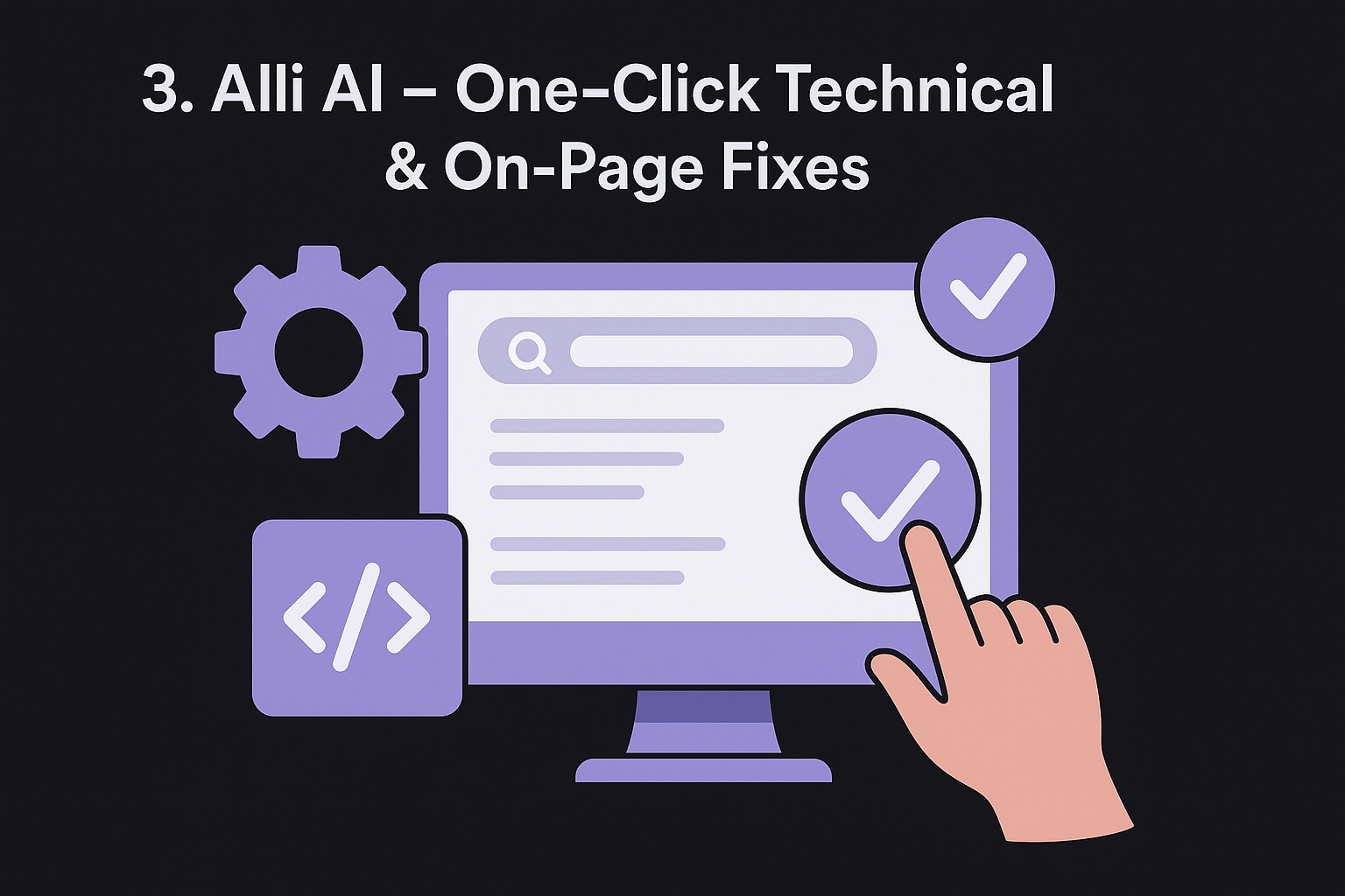 3. Alli AI – One-Click Technical & On-Page Fixes