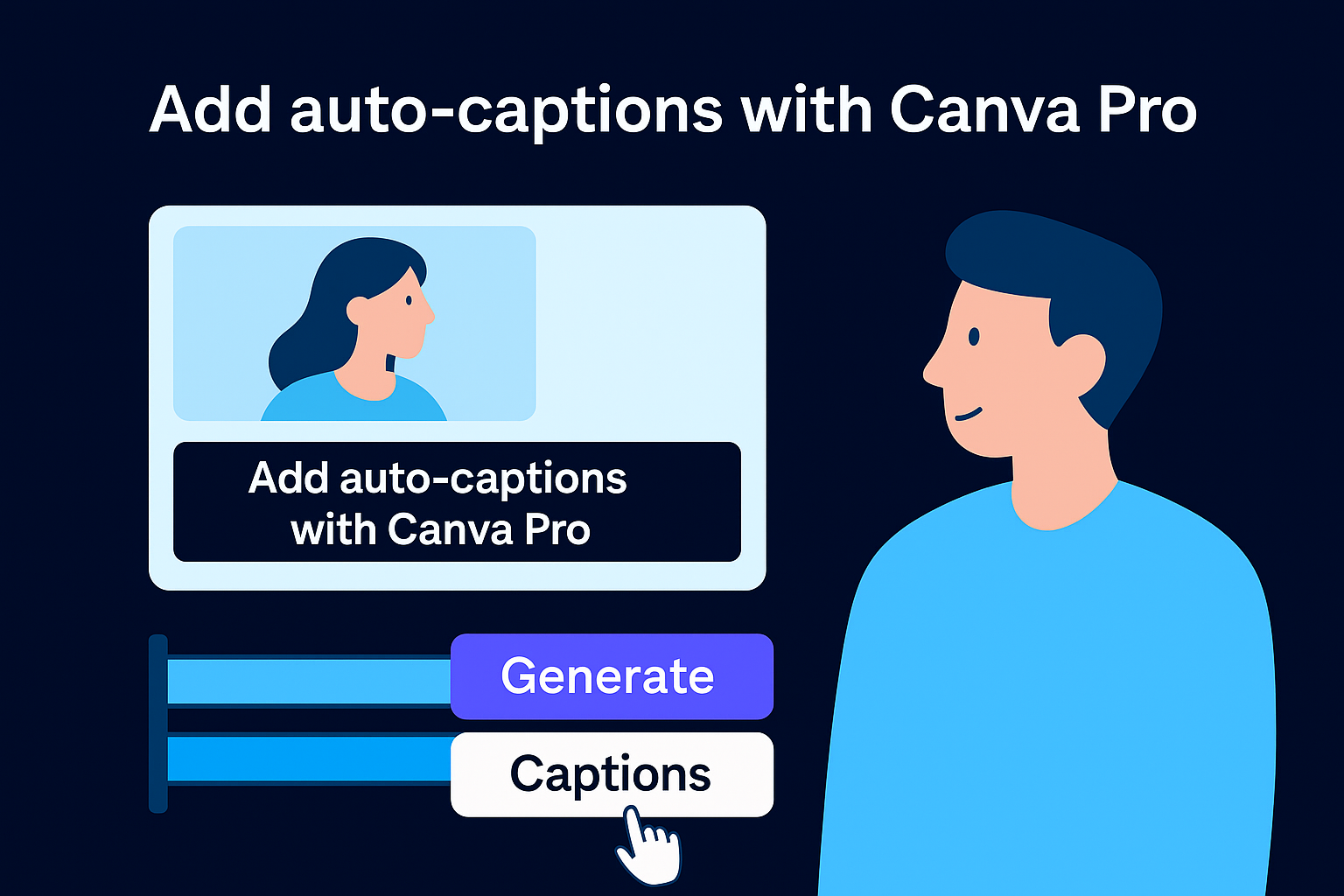 Add auto-captions with Canva Pro