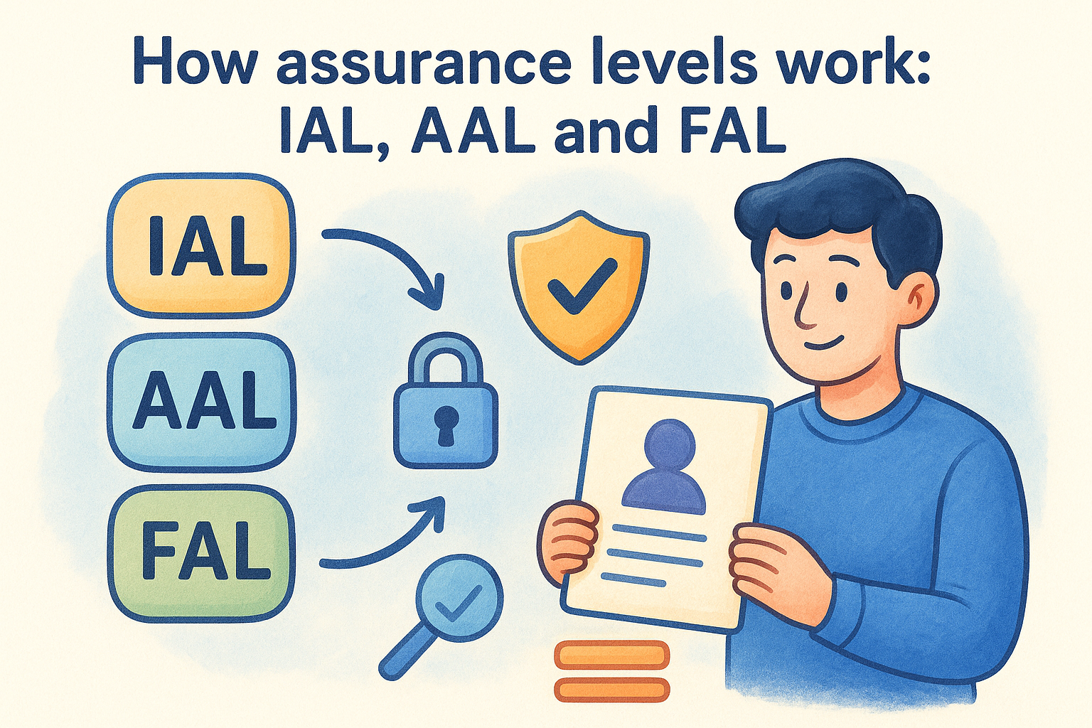 How assurance levels work: IAL, AAL and FAL