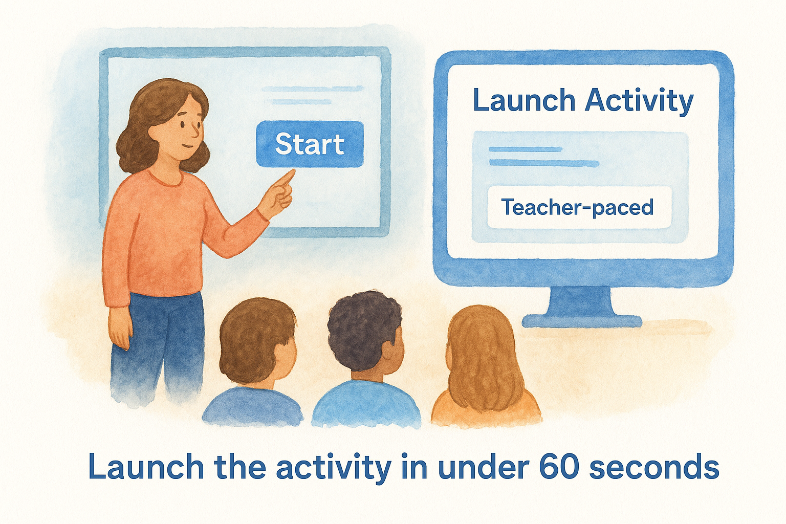 Launch the activity in under 60 seconds