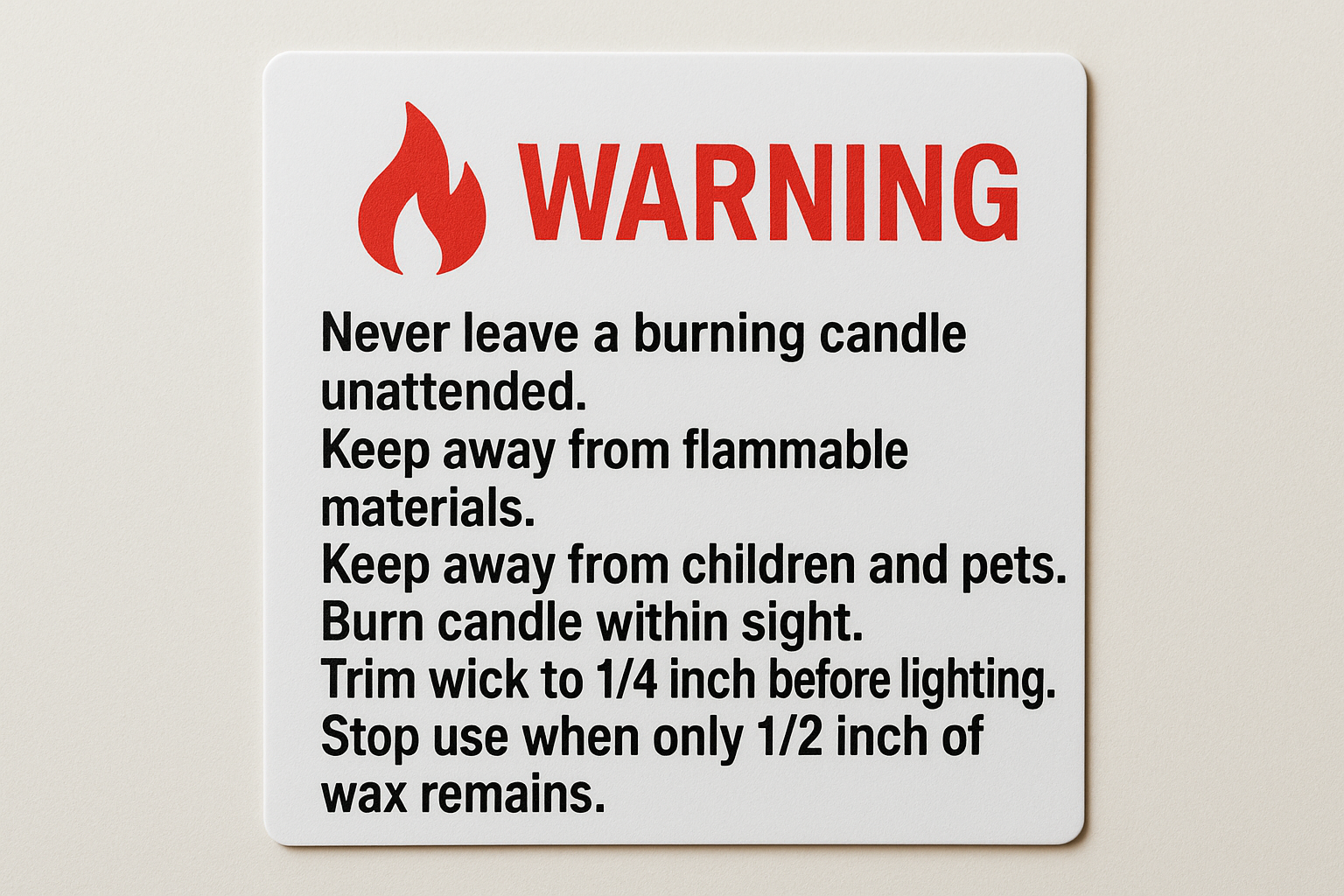 The warning symbol