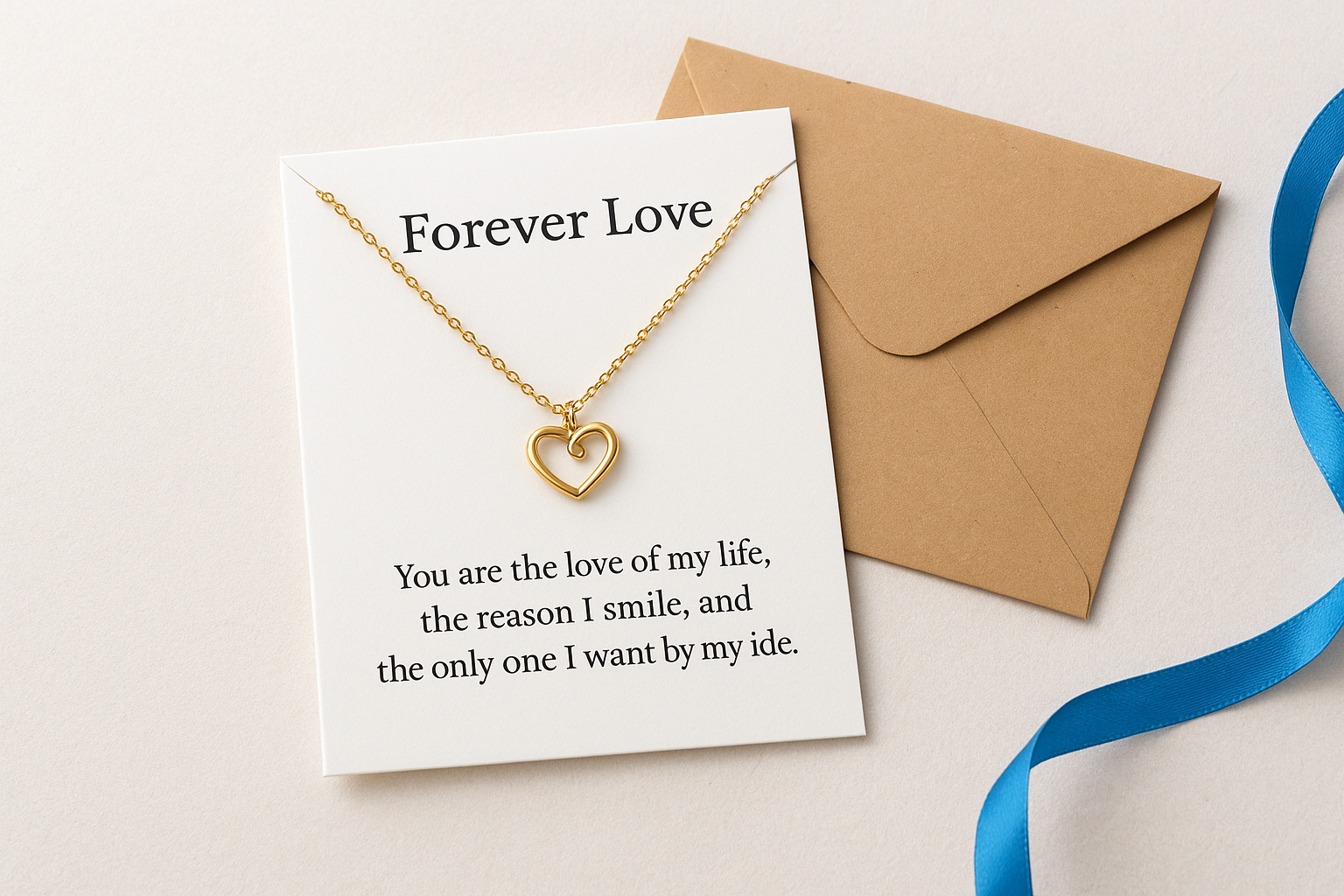 1. A message card necklace from Desert Deals Supply