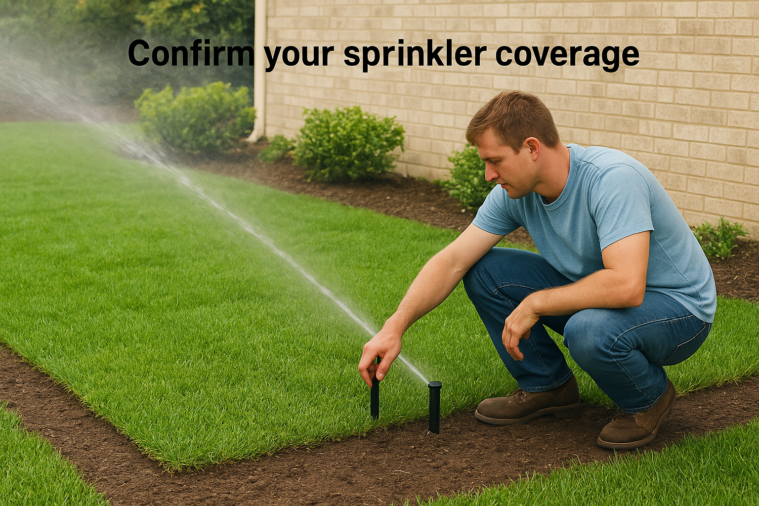 Confirm your sprinkler coverage