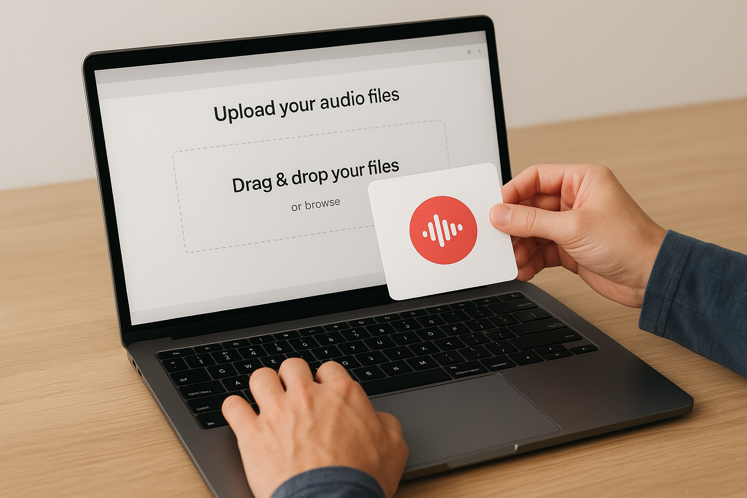 Uploading your audio files