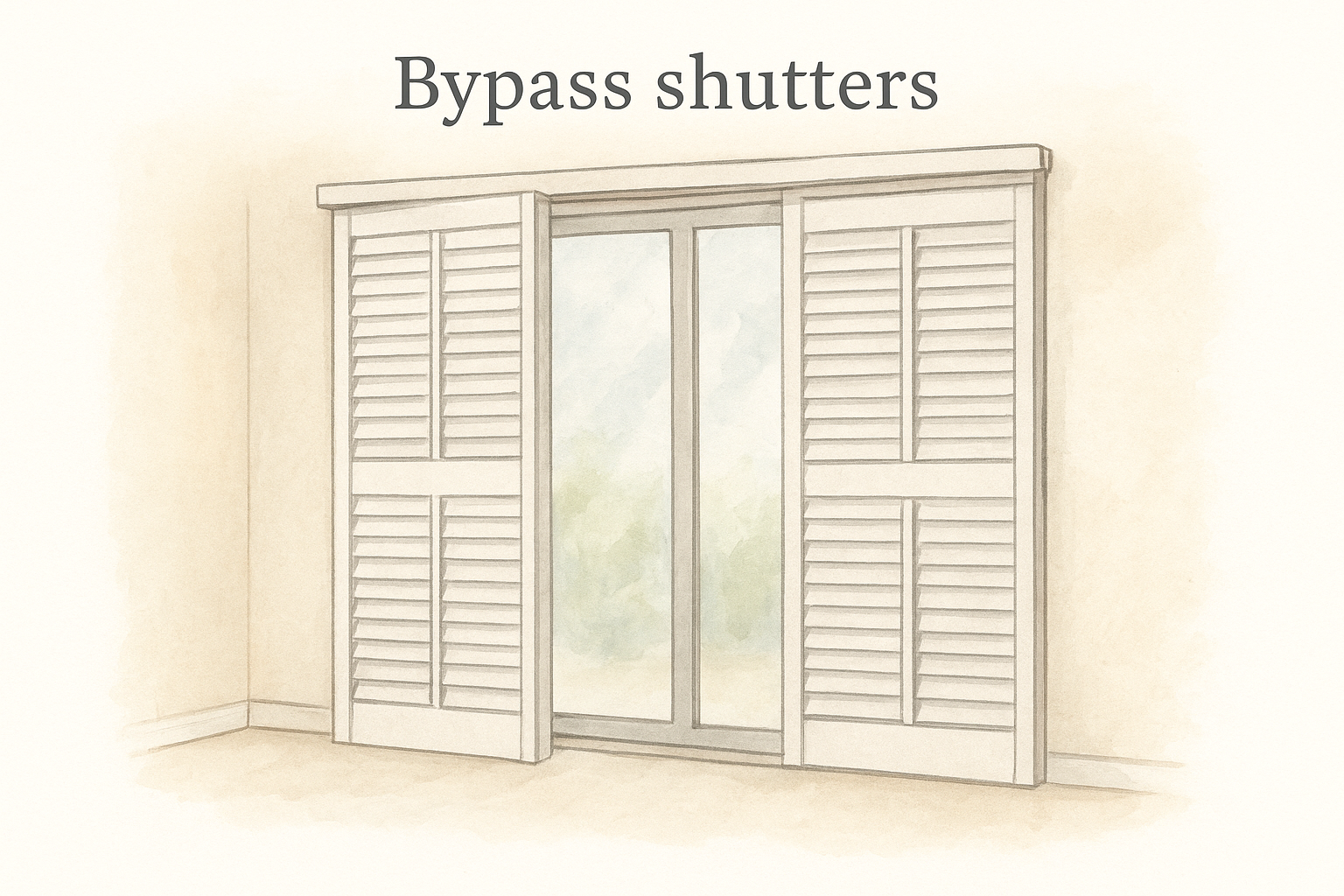Bypass shutters