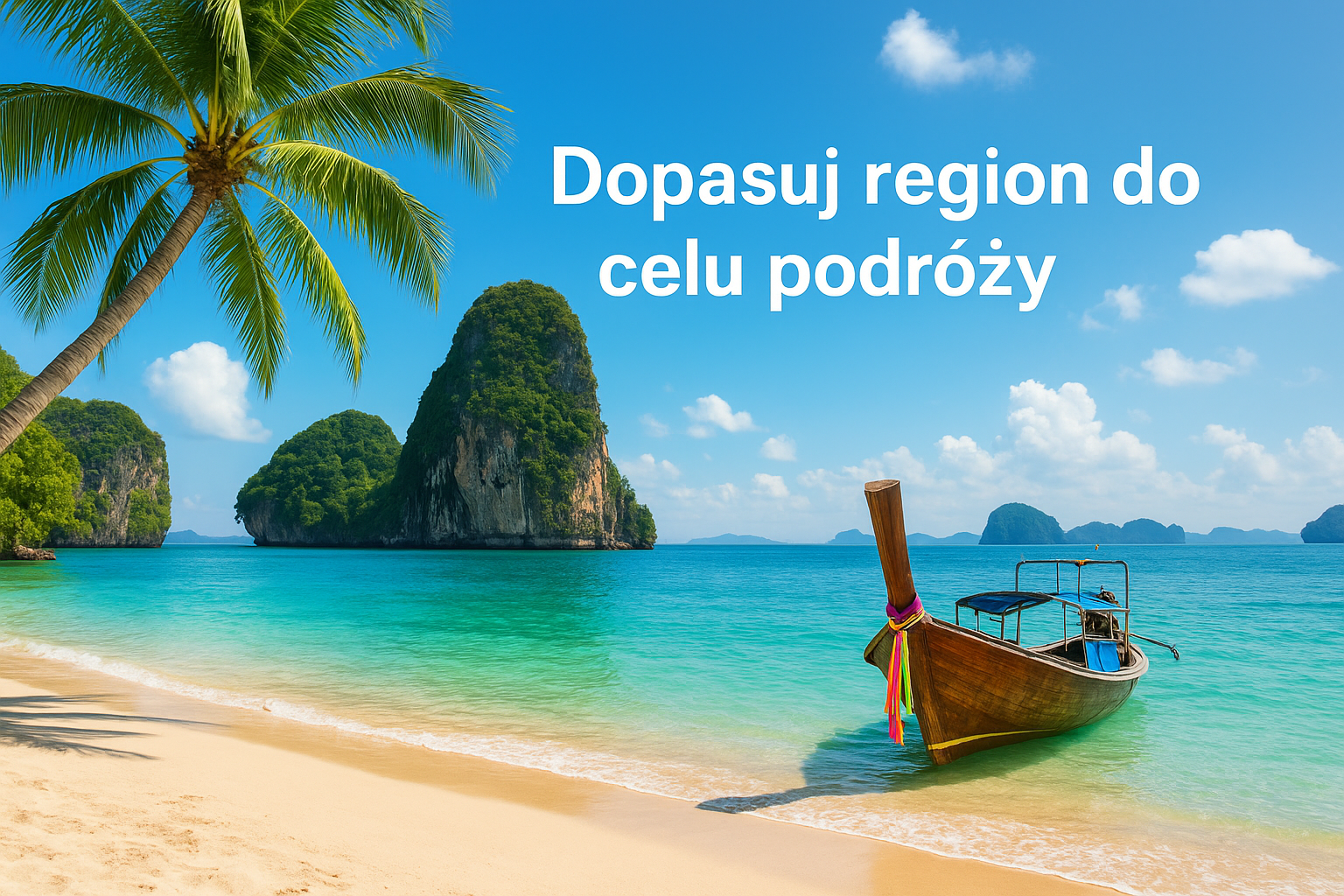Dopasuj region do celu podróży