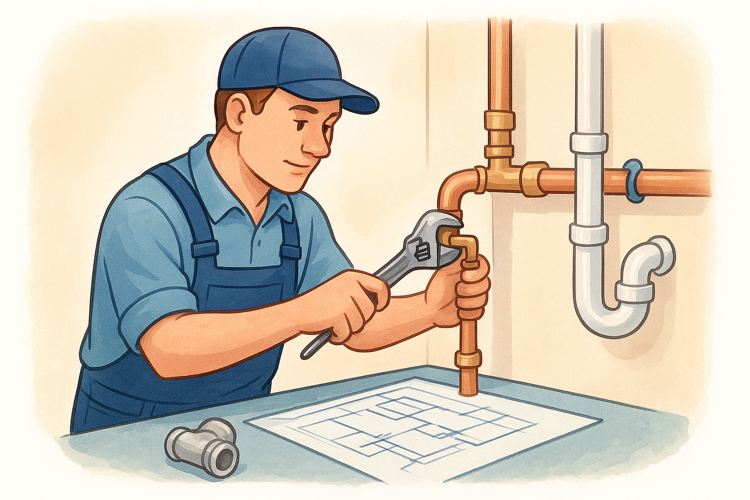 On-site technical work