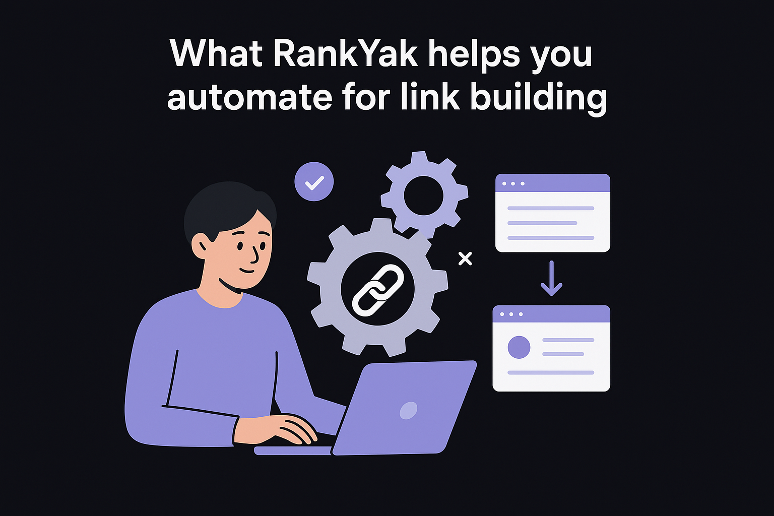 What RankYak helps you automate for link building