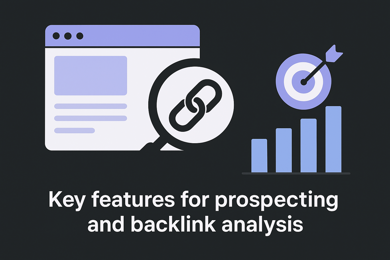 Key features for prospecting and backlink analysis
