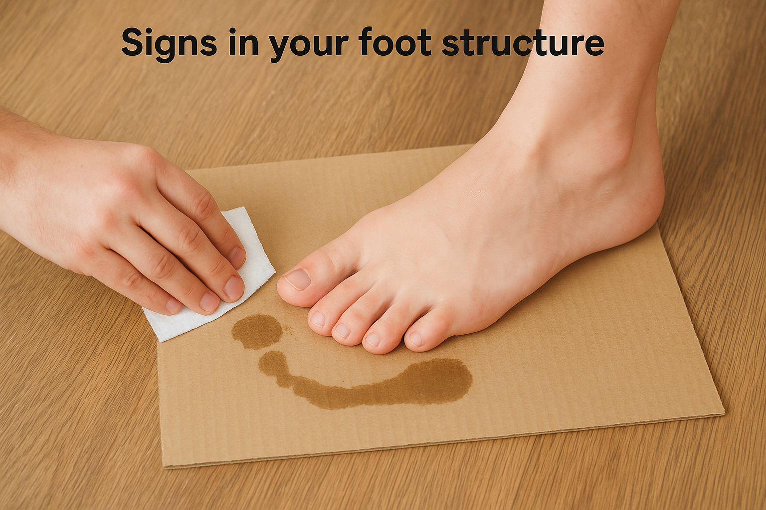 Signs in your foot structure